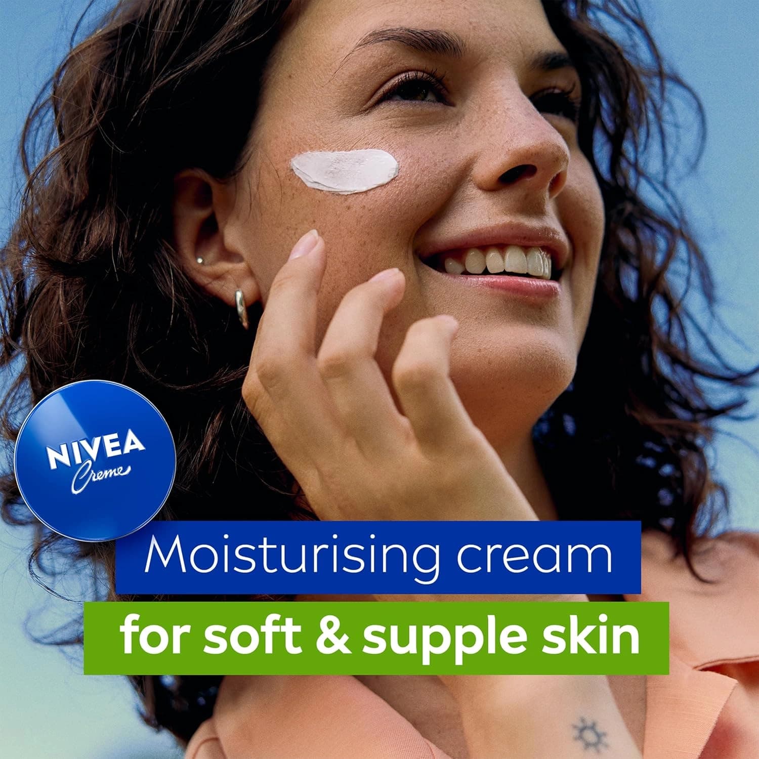 NIVEA Cream Moisturizer for Face Hands and Body 75ml