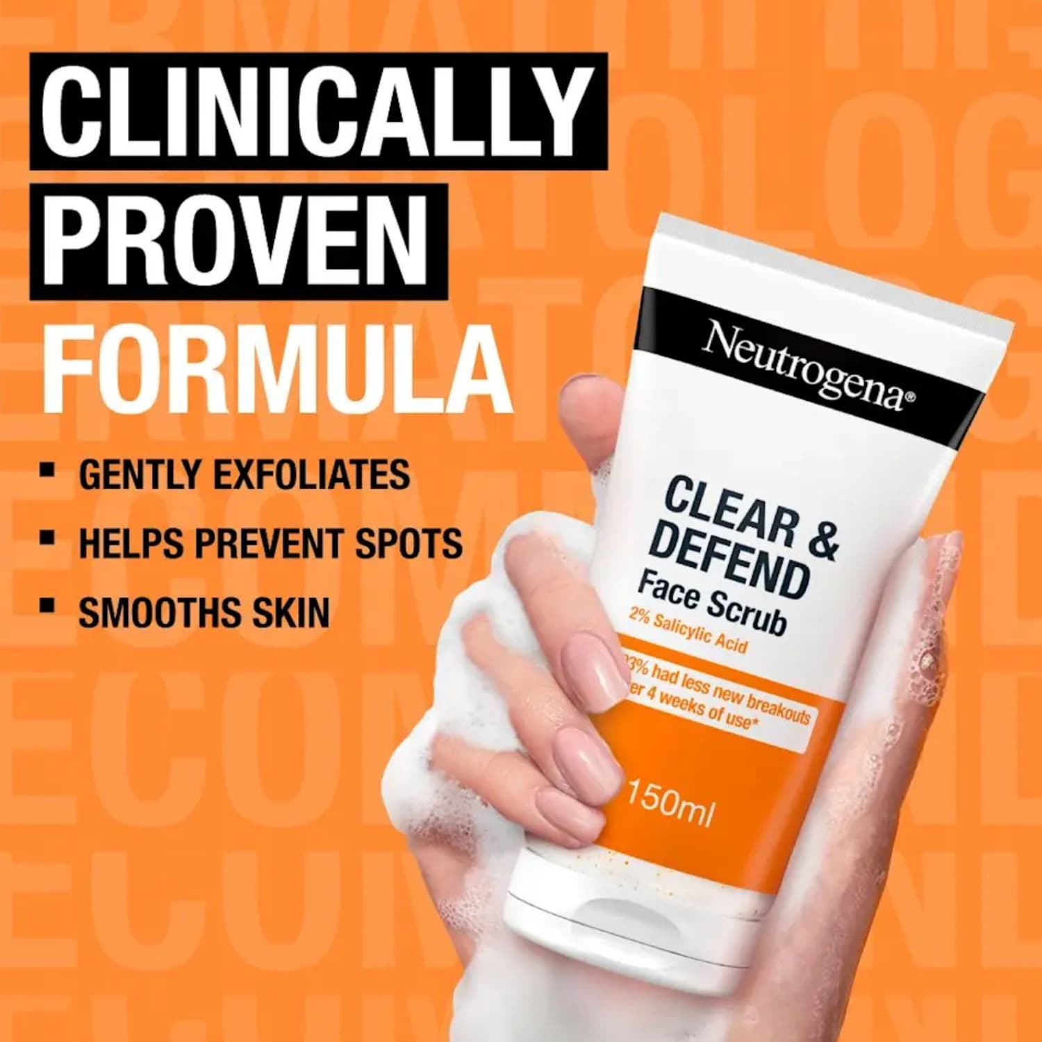 Neutrogena Clear & Defend Facial Scrub 150ml