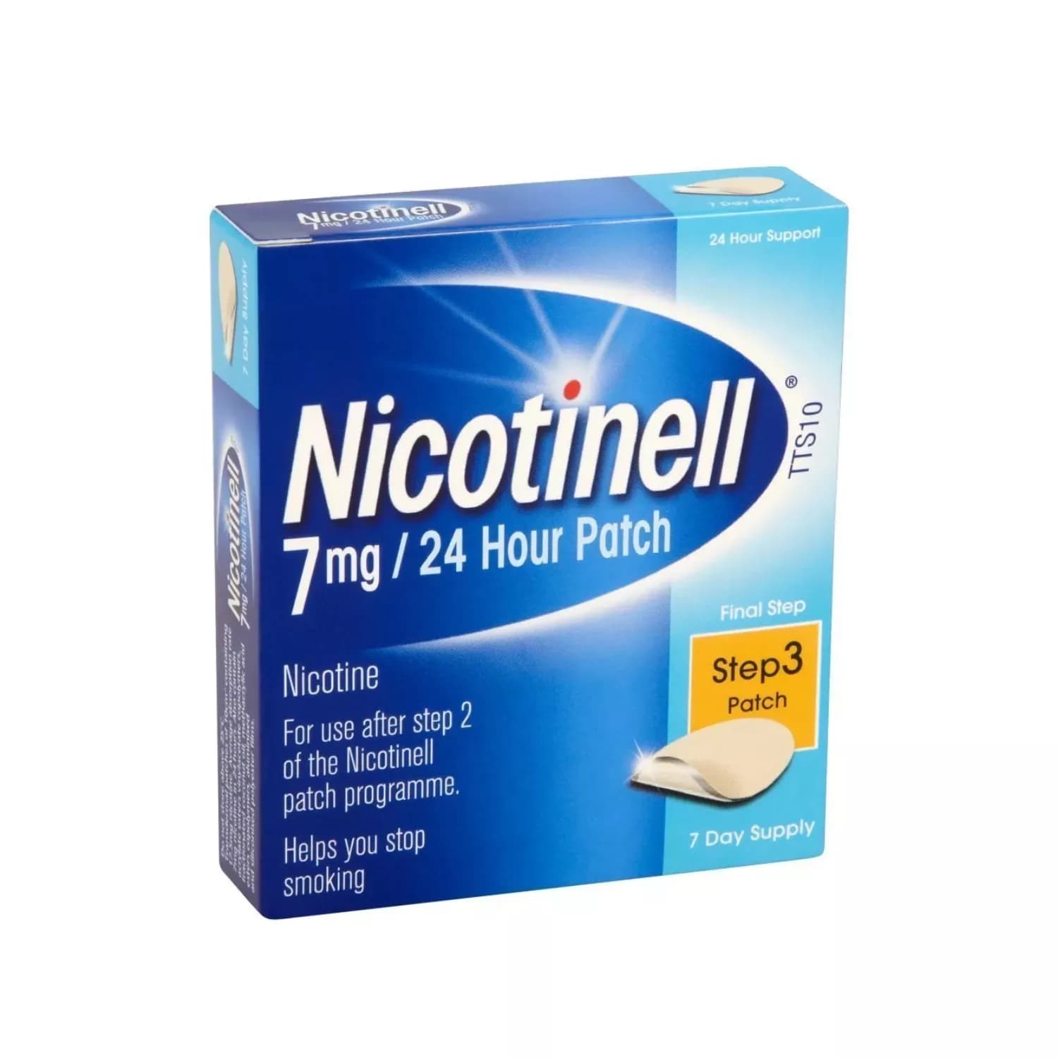 Nicotinell Nicotine Patch TTS10 7mg- Step 3 - 7 Days Supply