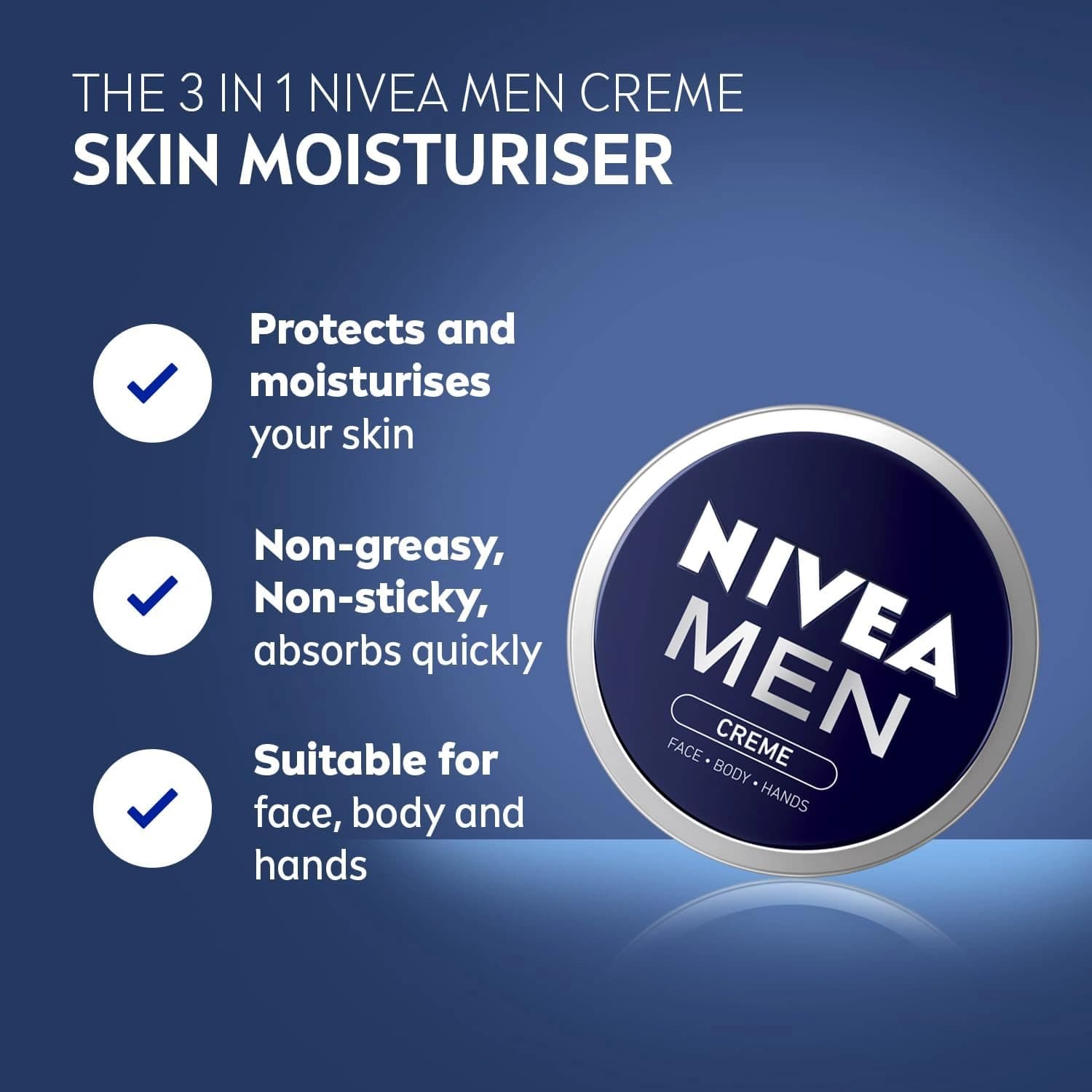 Nivea For Men Skincare Body Creme 150ml