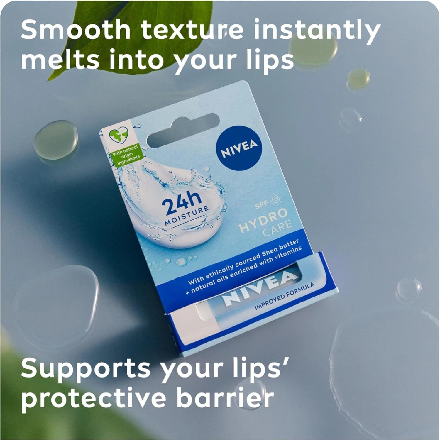 Nivea Hydro Care Lip Balm SPF15 4.8g