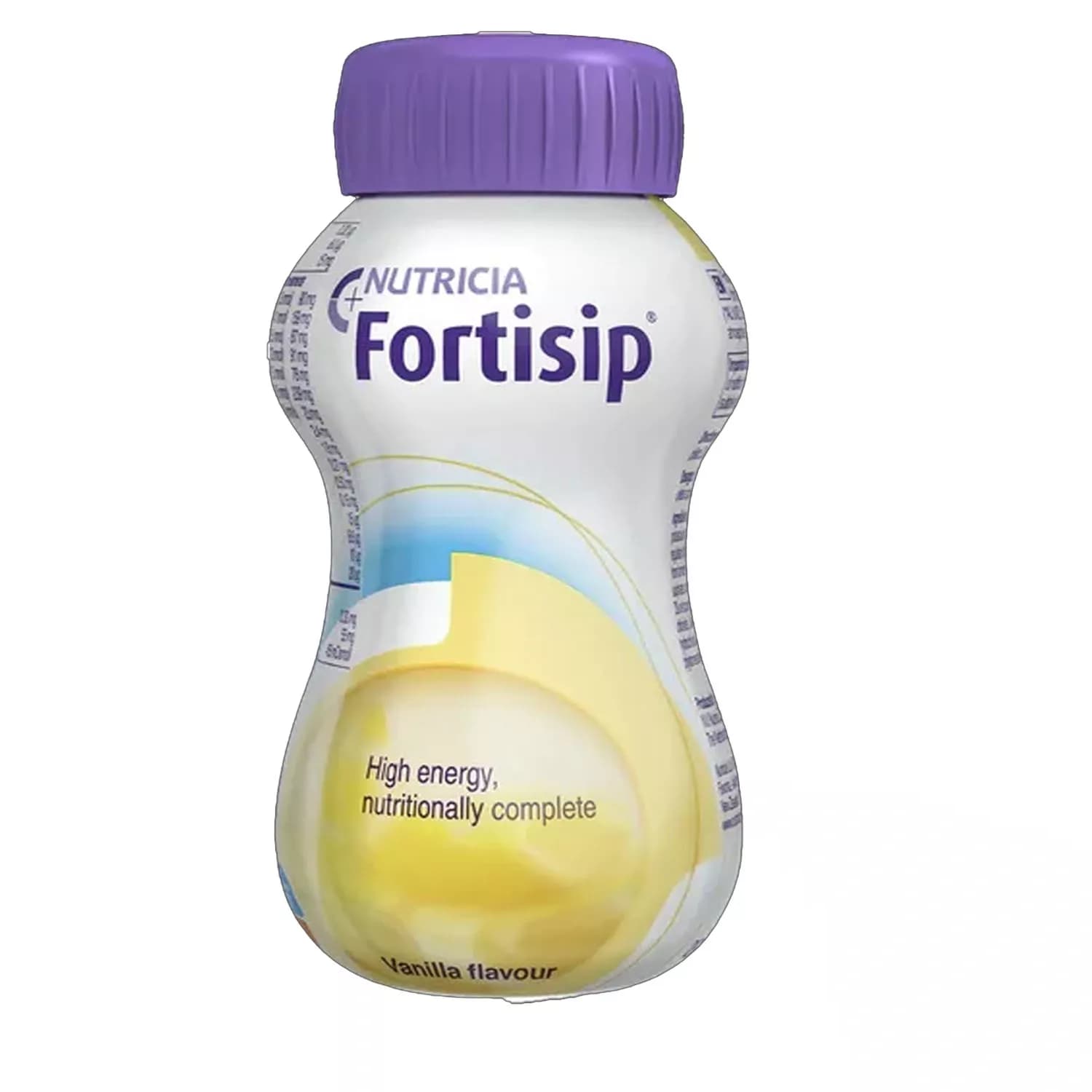 24x Fortisip Vanilla High Energy Milkshake Supplement 200ml Bottle