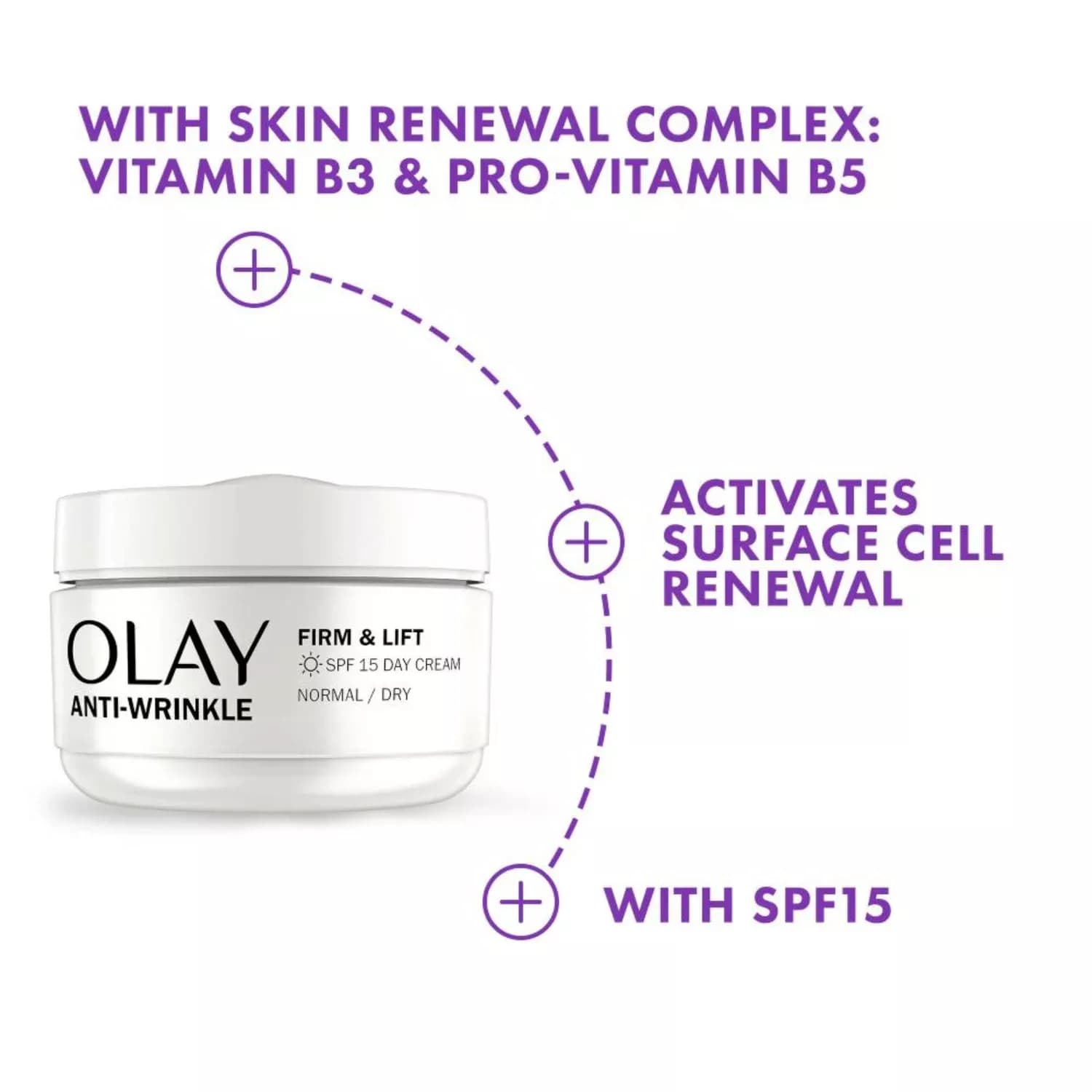 Olay Anti-Wrinkle Firm And Lift Day Cream SPF 15 50ml