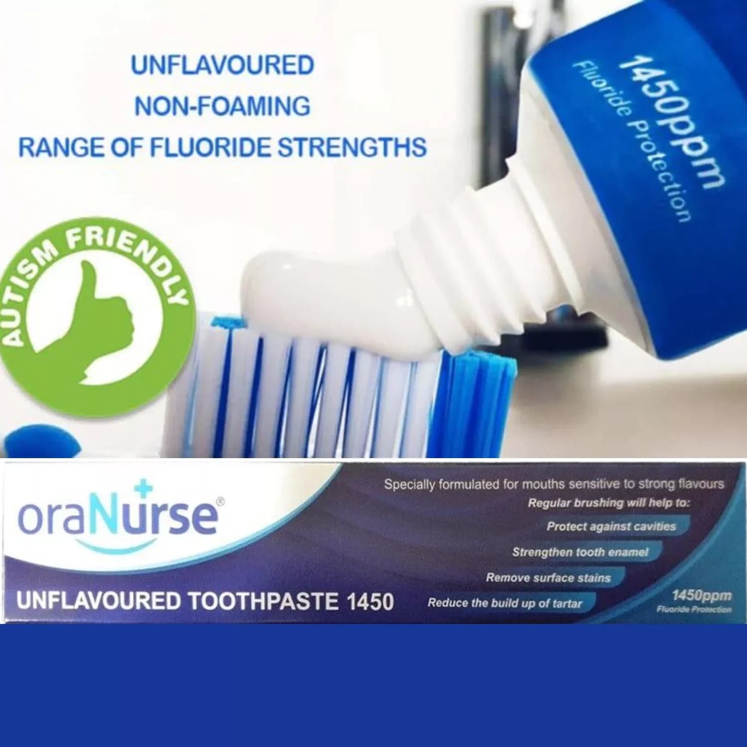 Oranurse Unflavoured Toothpaste 50ml