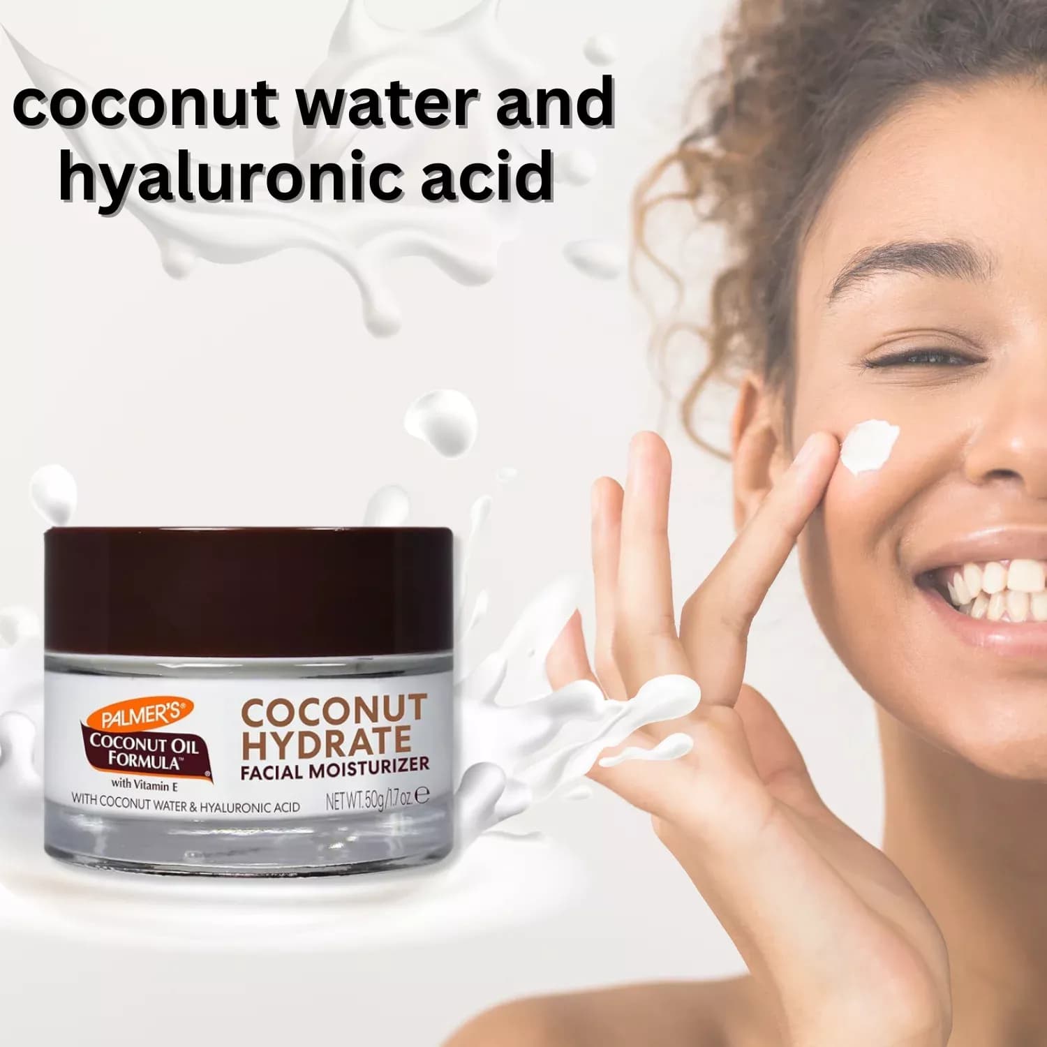 Palmers facial Moisturiser coconut Hydrate 50g