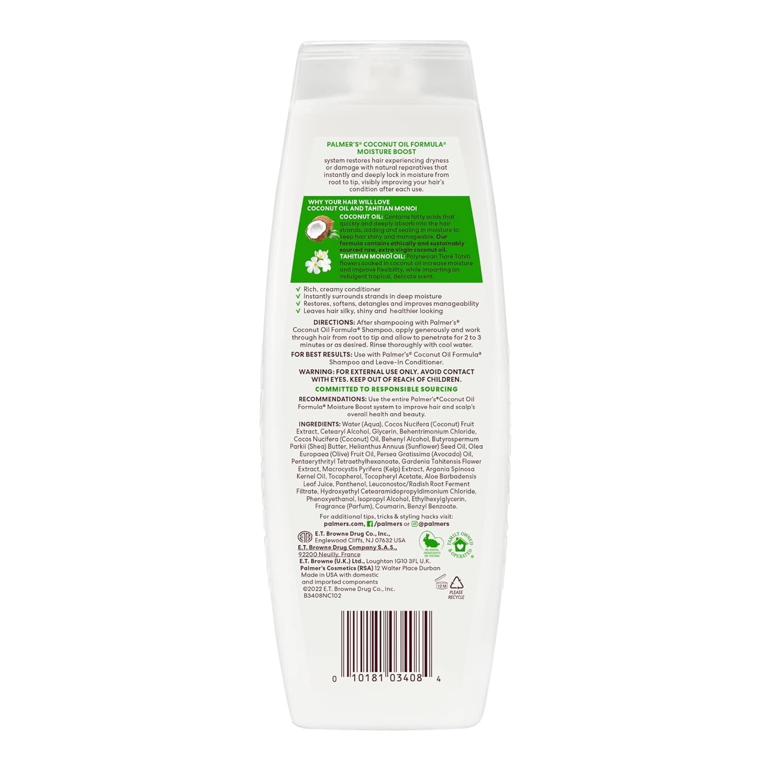 Palmers Coconut Oil Formula moisture boost Conditioner 400ml