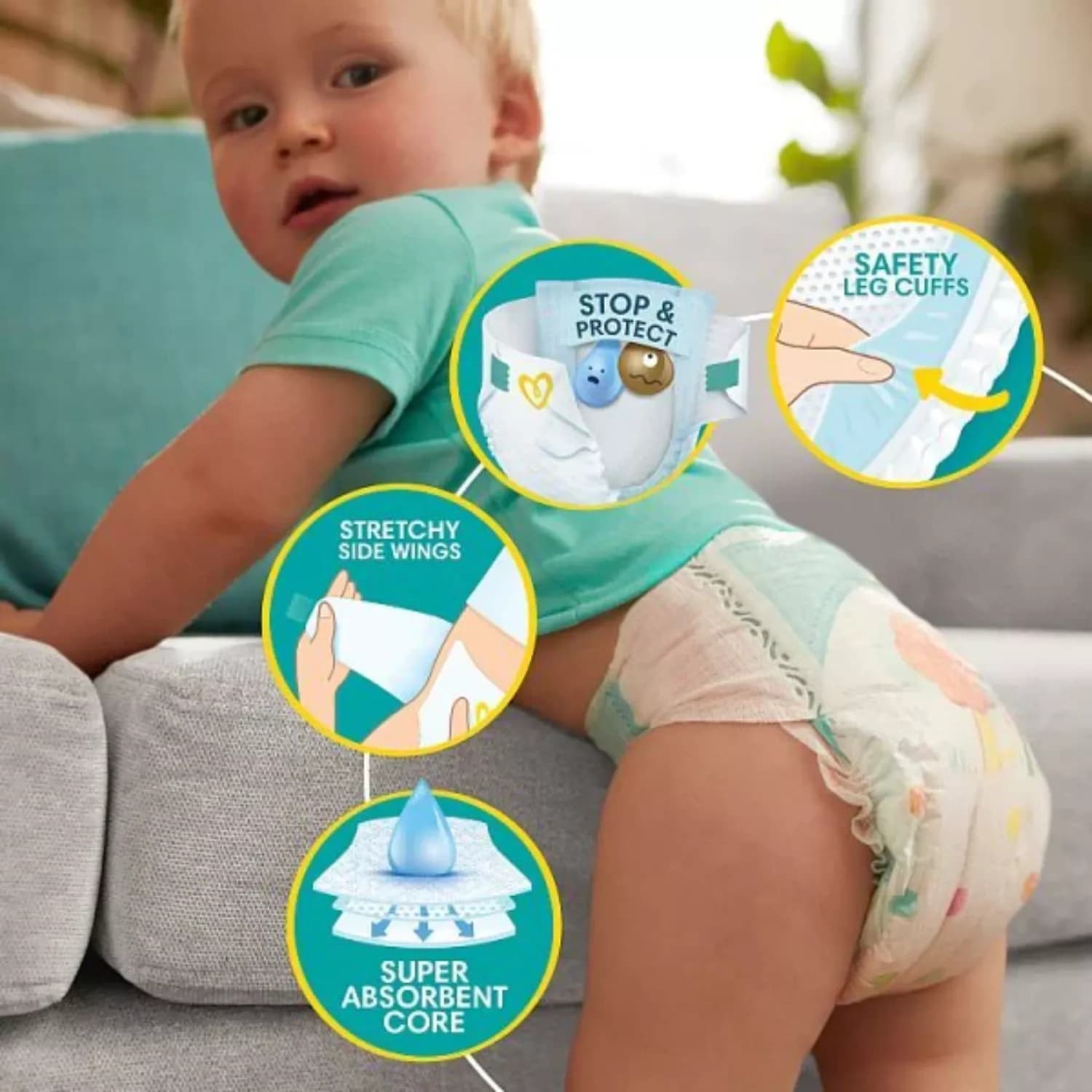 Pampers Baby Dry Size 4 Carry Pack 25 Nappies