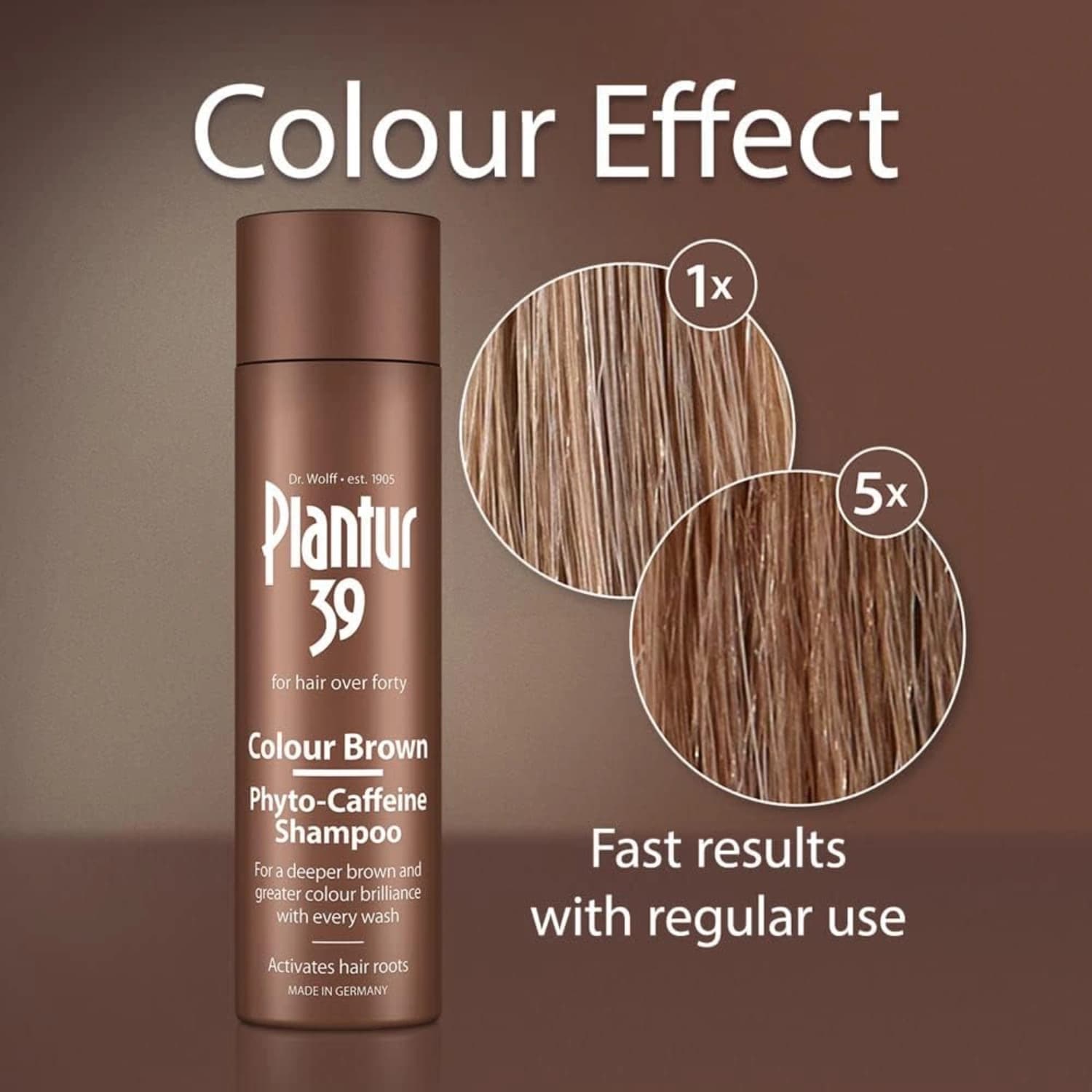 Plantur 39 Colour Brown Phyto-Caffeine Shampoo 250ml