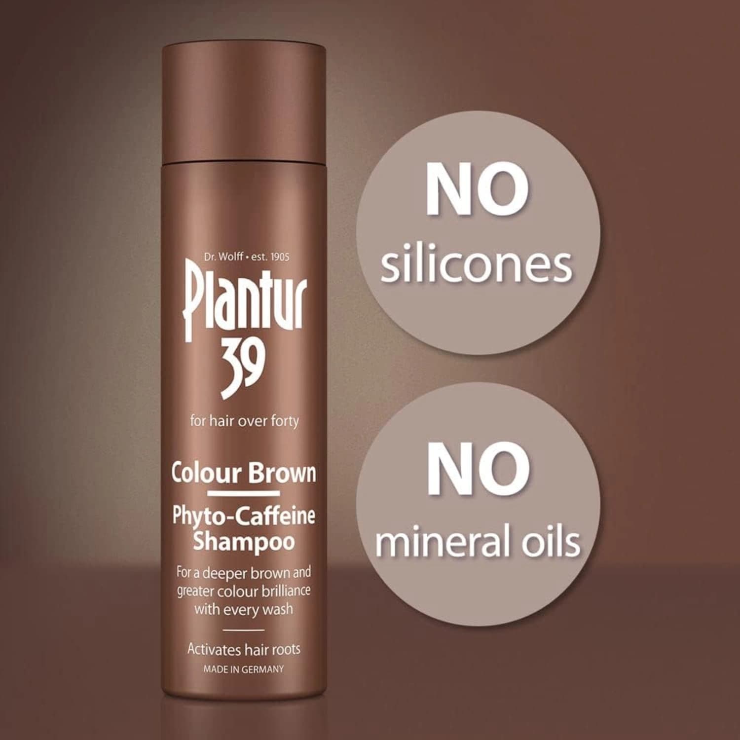 Plantur 39 Colour Brown Phyto-Caffeine Shampoo 250ml
