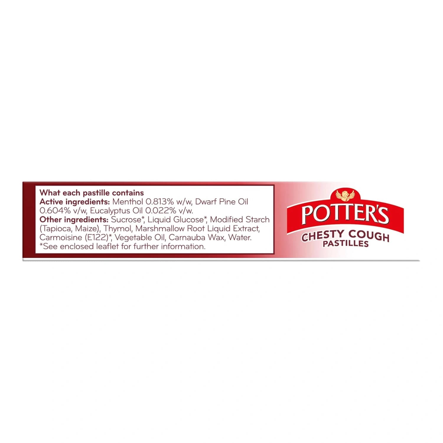 Potters Chesty Cough & Catarrh - 20 Pastilles