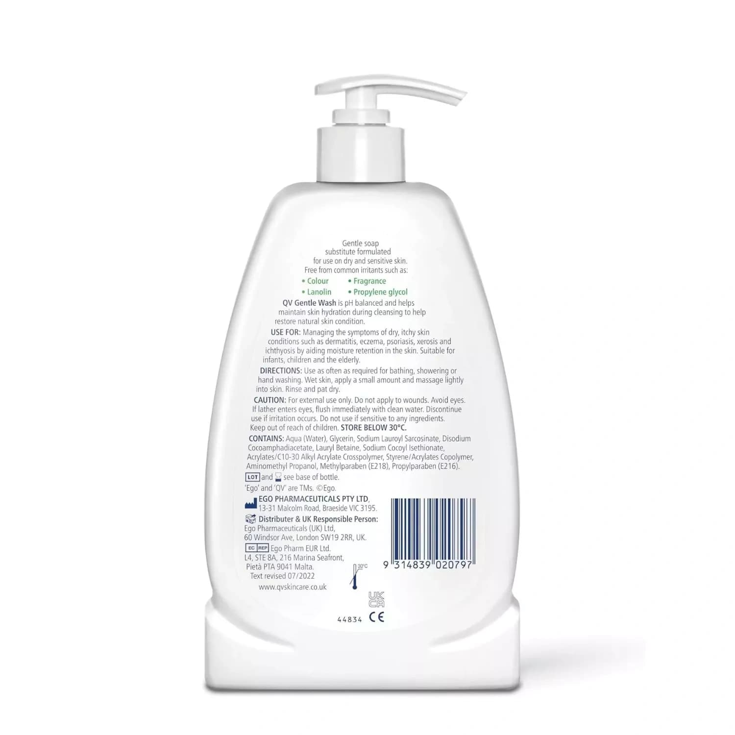 QV Gentle Wash 250g