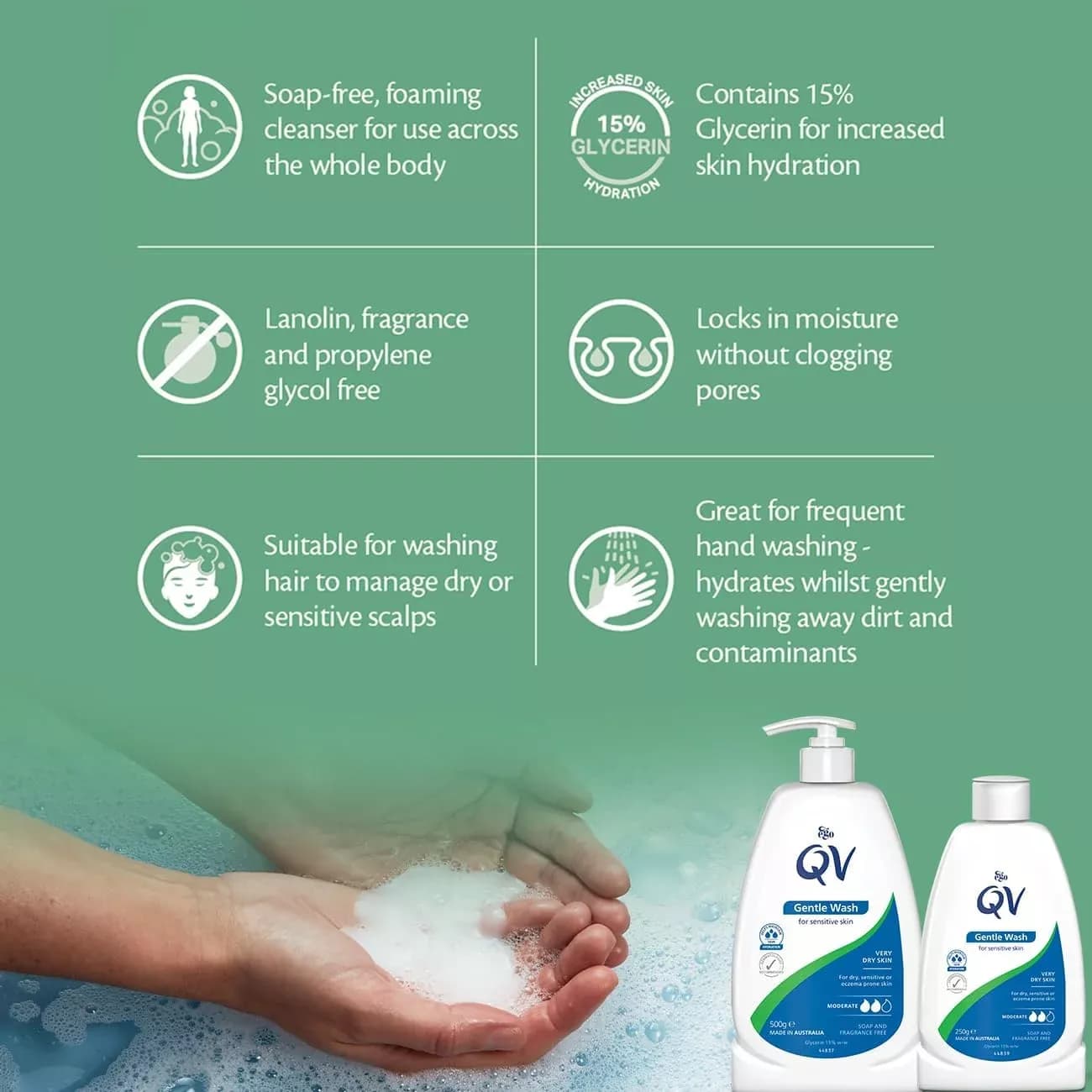 QV Gentle Wash 250g