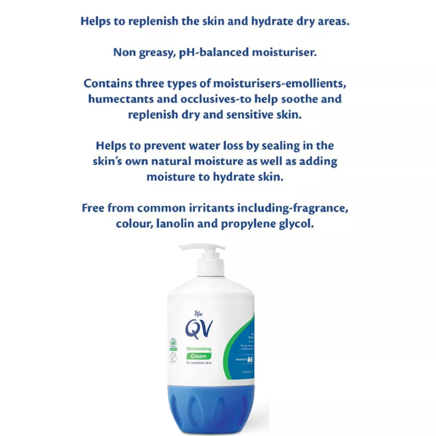 QV Moisturising Cream for Sensitive Skin 1050g