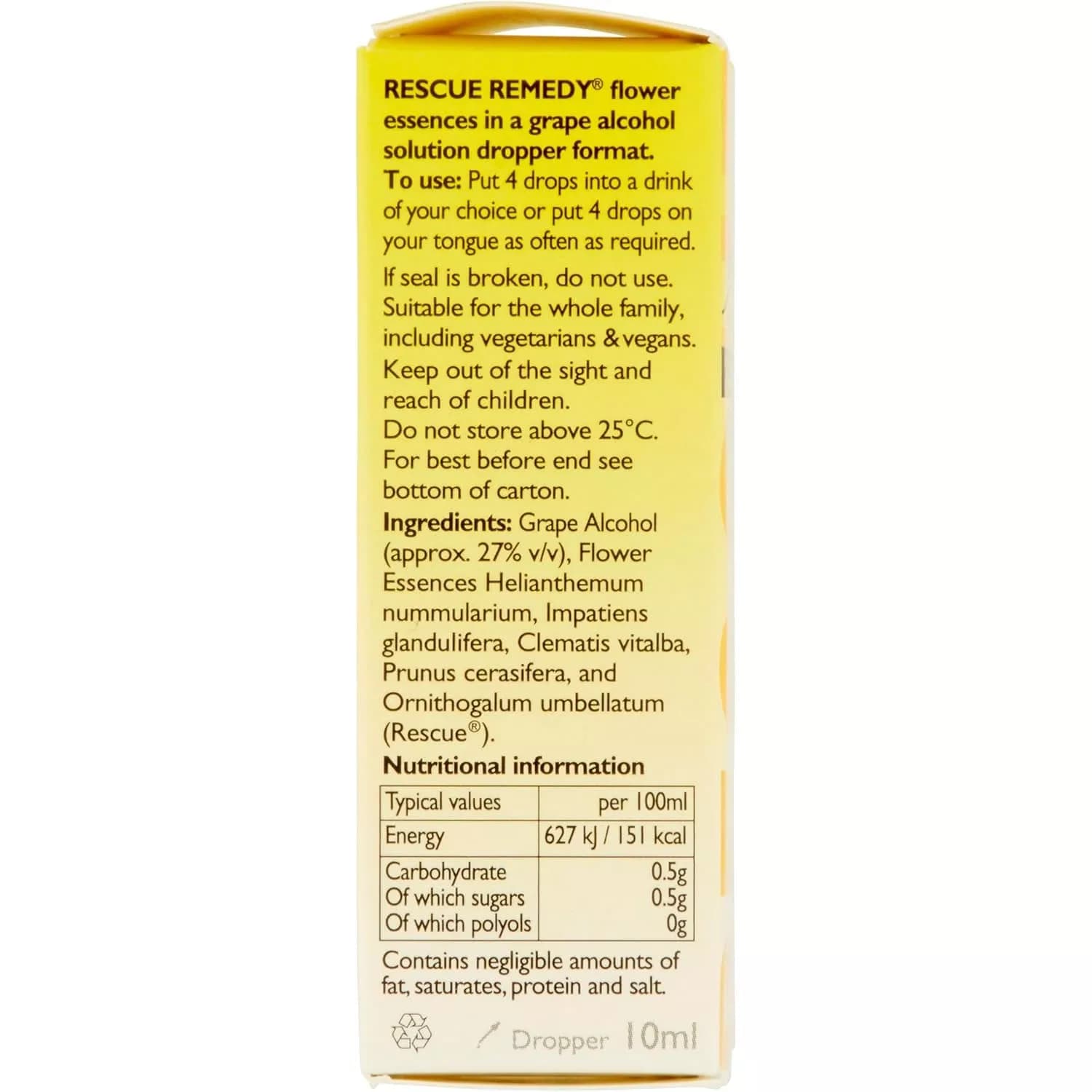 Bach Rescue Remedy Dropper 10ml
