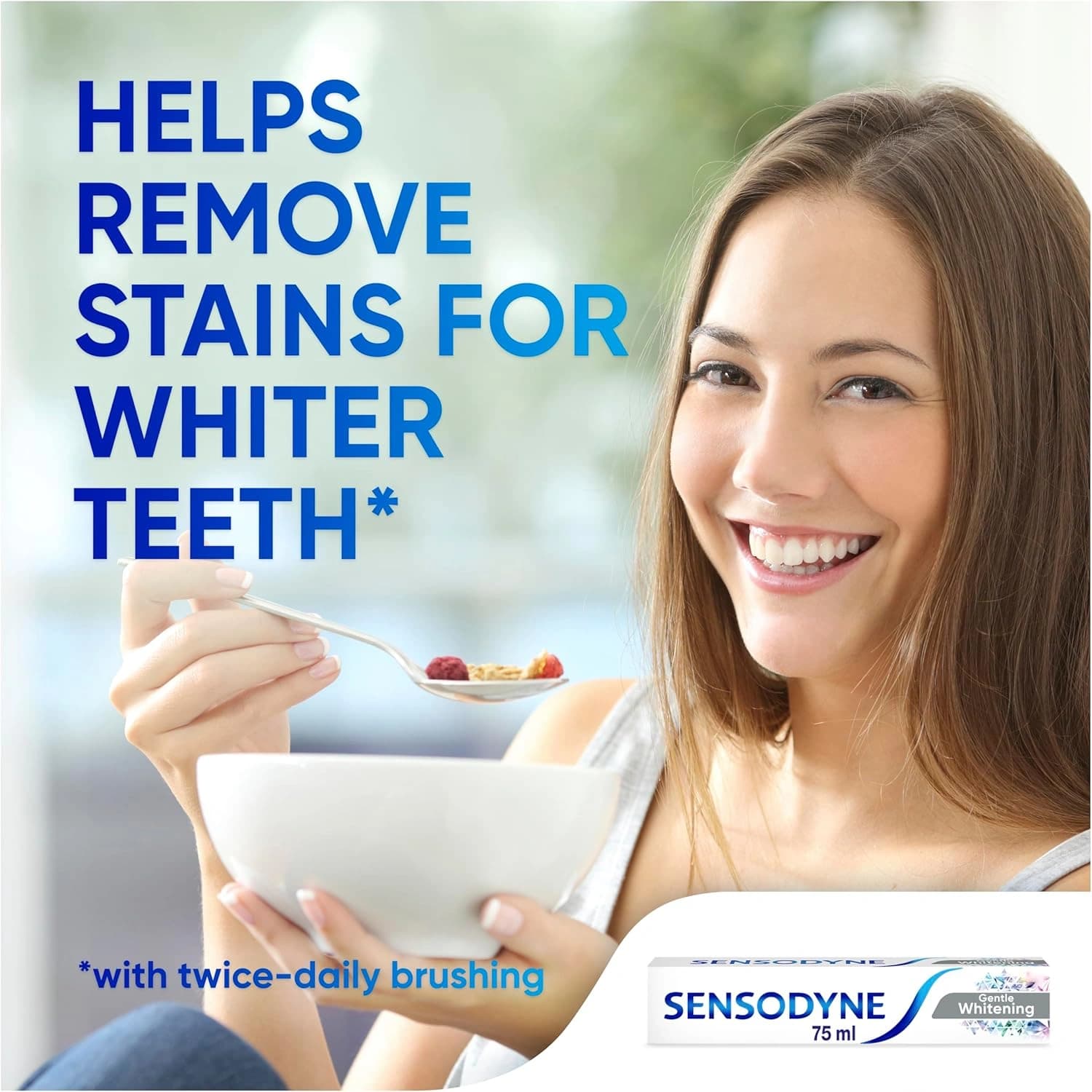 6x Sensodyne Daily Care Gentle Whitening Toothpaste 75ml