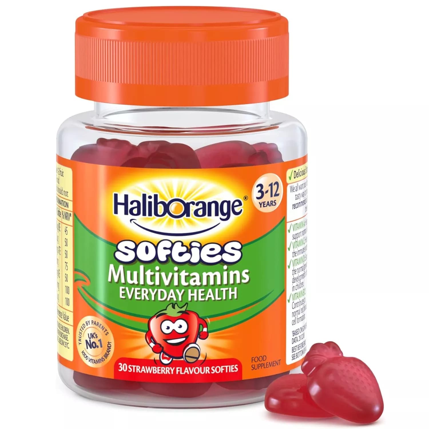 Haliborange Kids Multivitamin Fruit Softies 30s - Pack of 3