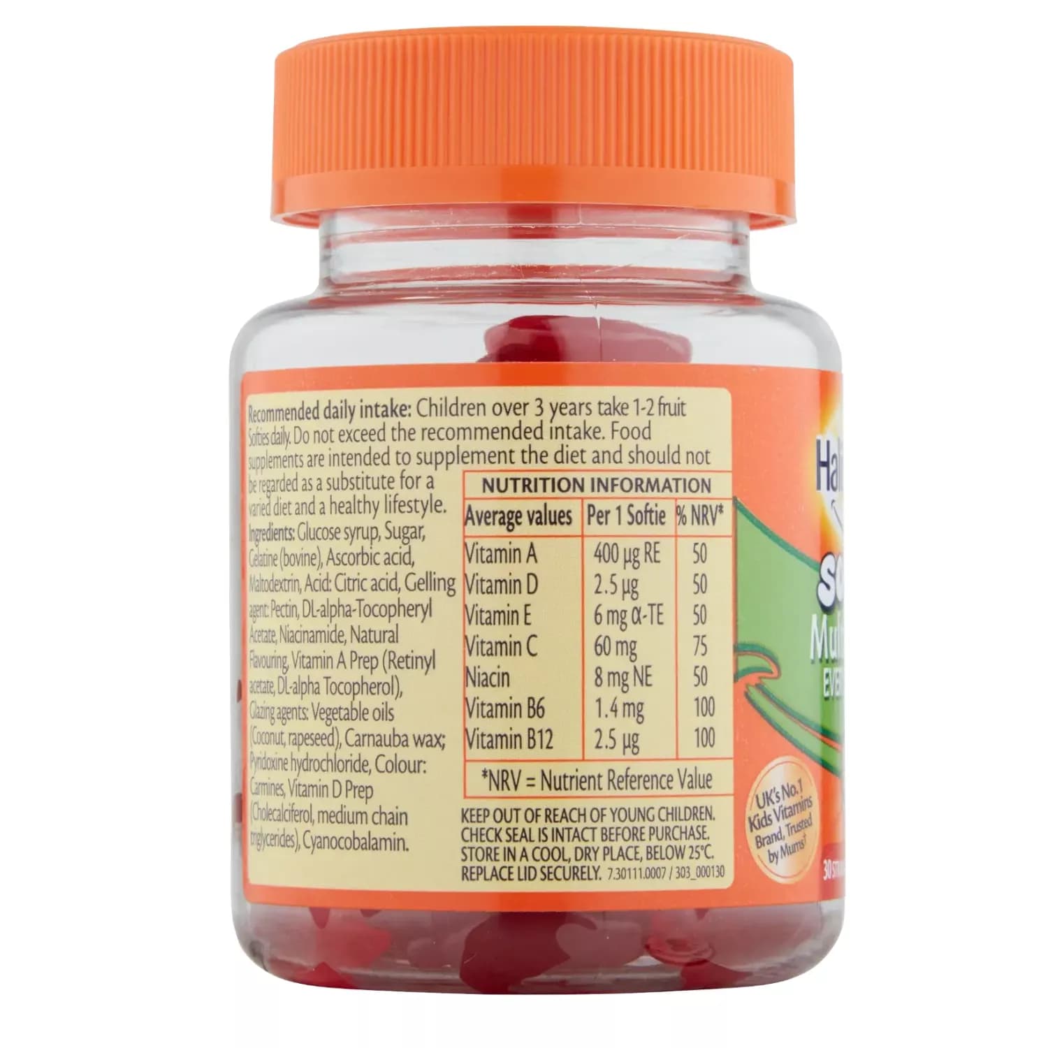 Haliborange Kids Multivitamin Fruit Softies 30s - Pack of 3