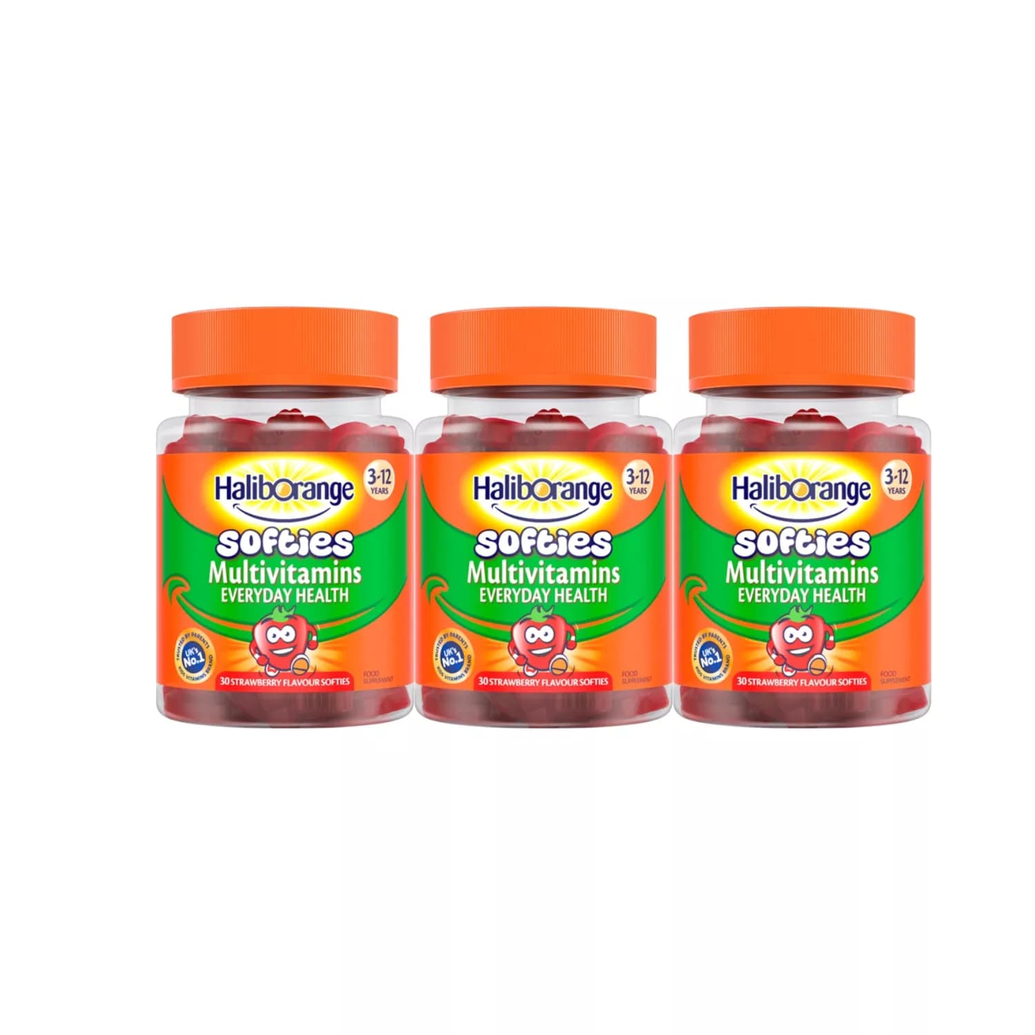 Haliborange Kids Multivitamin Fruit Softies 30s - Pack of 3