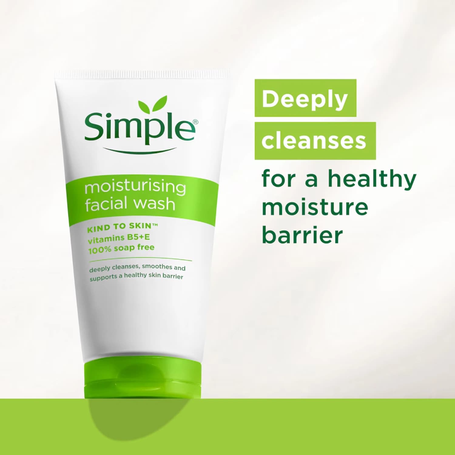 Simple Kind To Skin Moisturising Face Wash 150ml