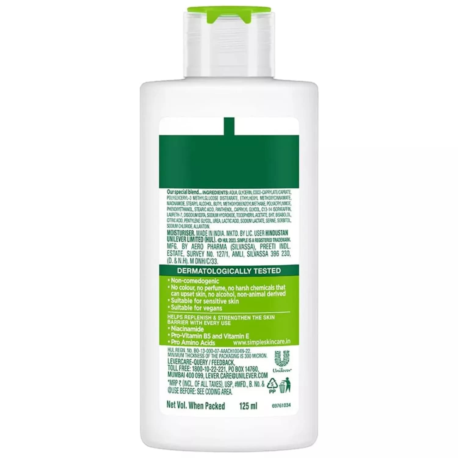 Simple Kind to Skin Replenishing Rich Moisturiser 125ml