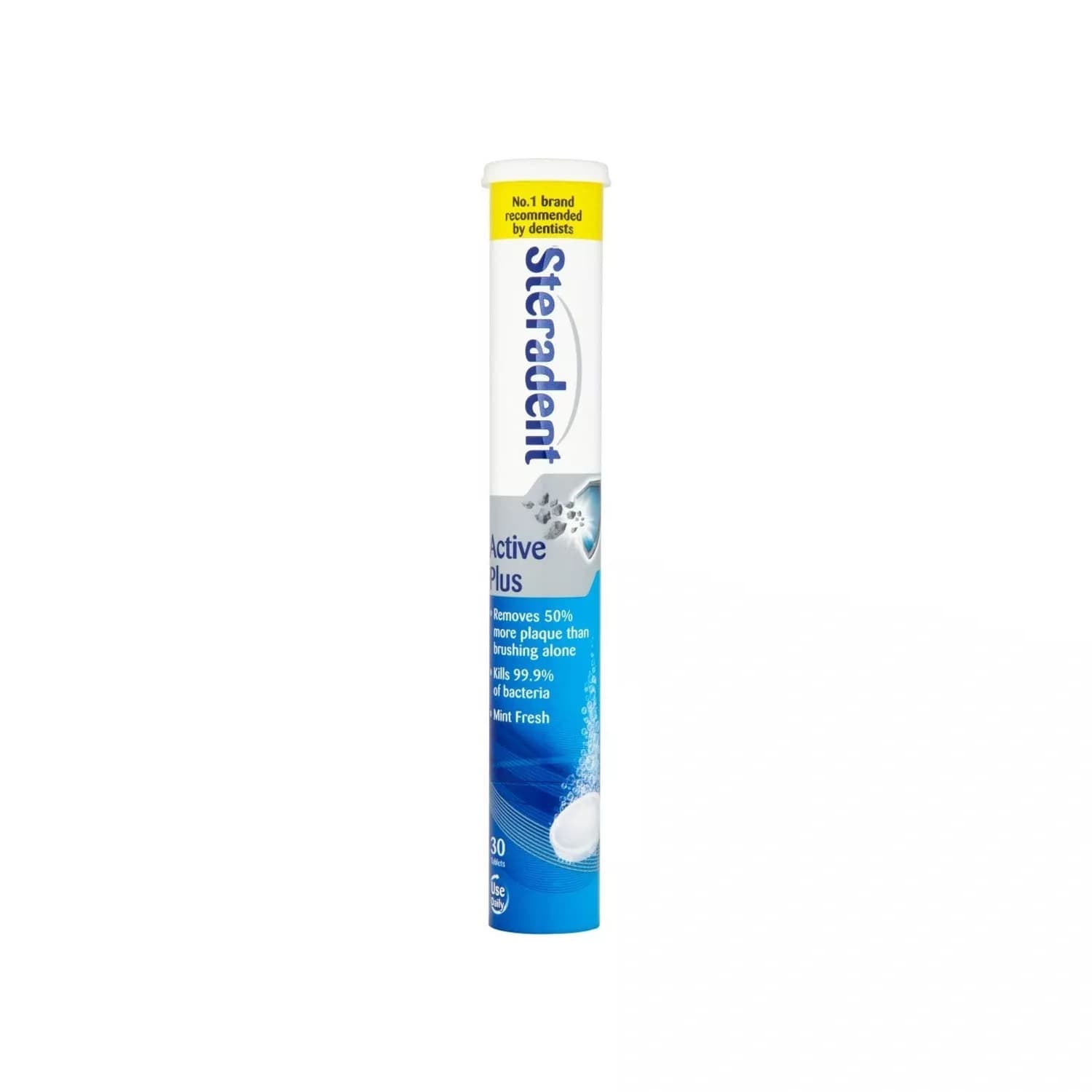 12x Steradent Tablets Active Plus 30 Count