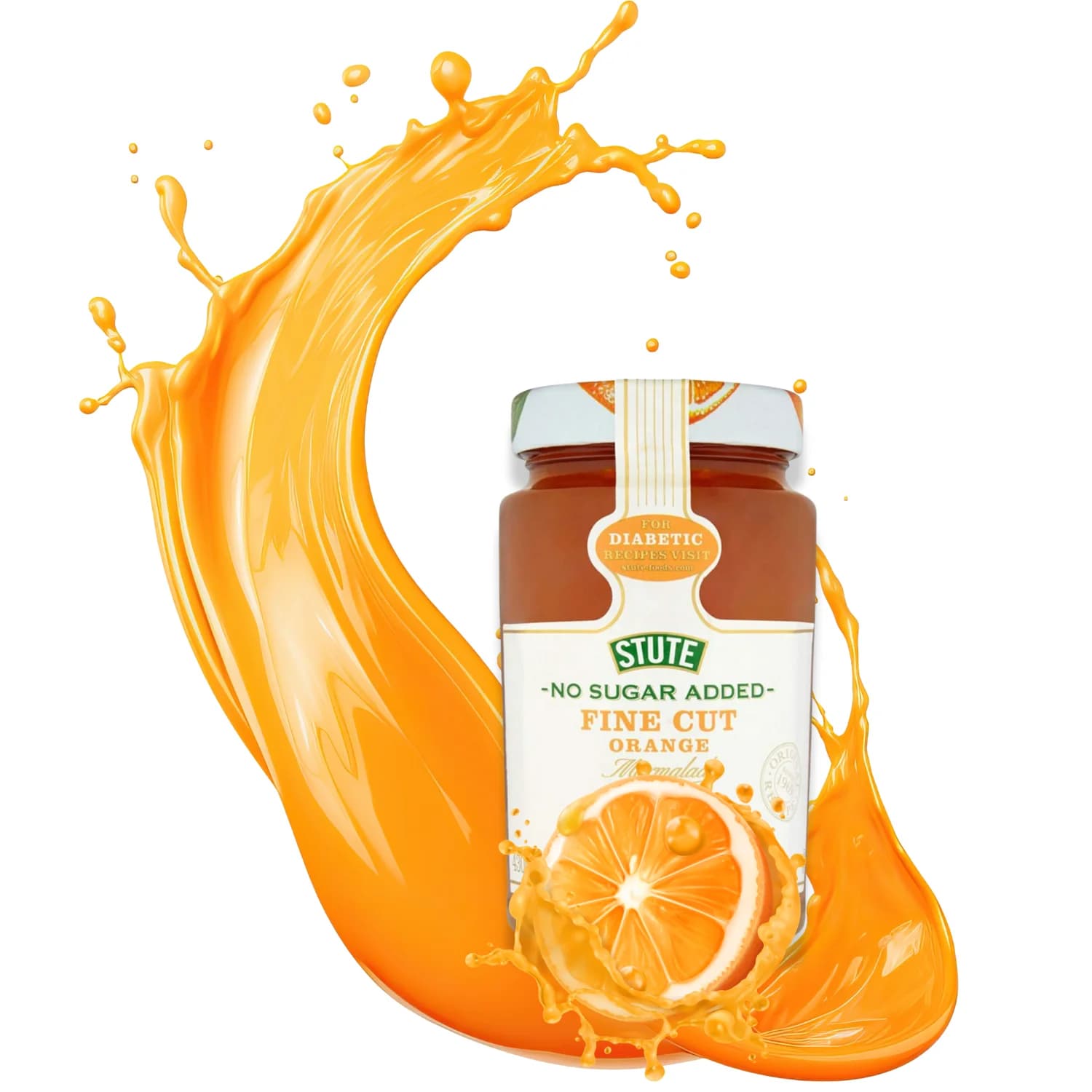 Stute Diabetic Fine Orange Marmalade 430g