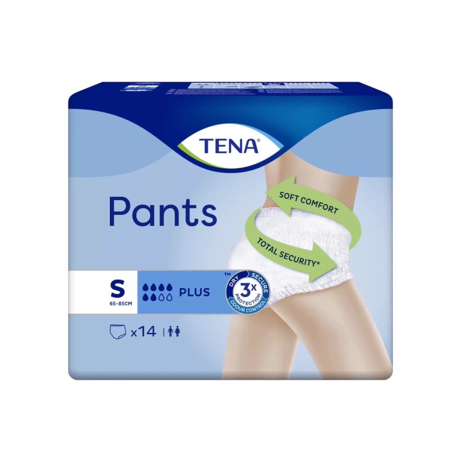 TENA Pants Plus 3 X Protection small 14 Pack