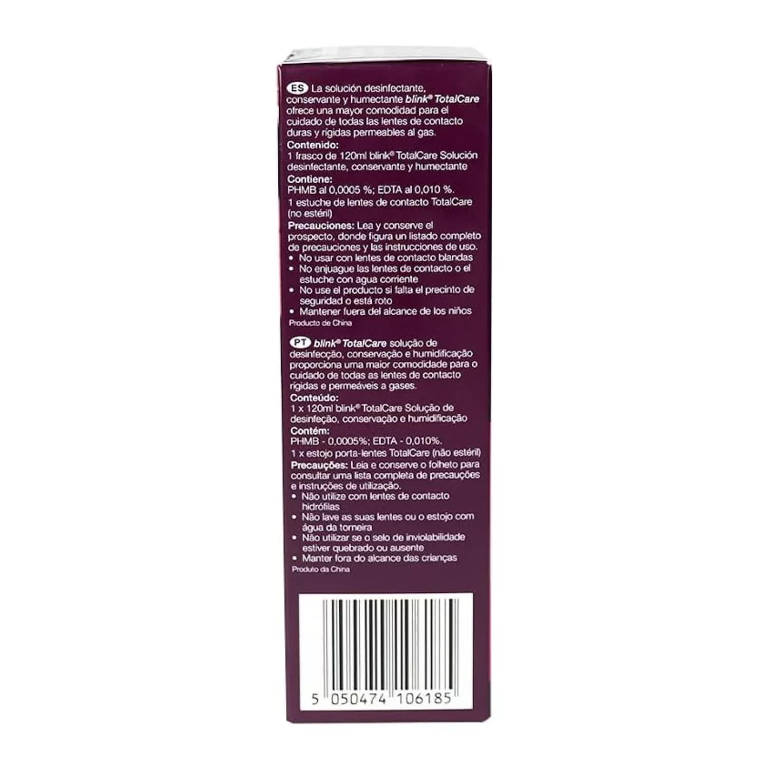 Total Care Disinfecting Wetting Contact Lens Solution - 120ml