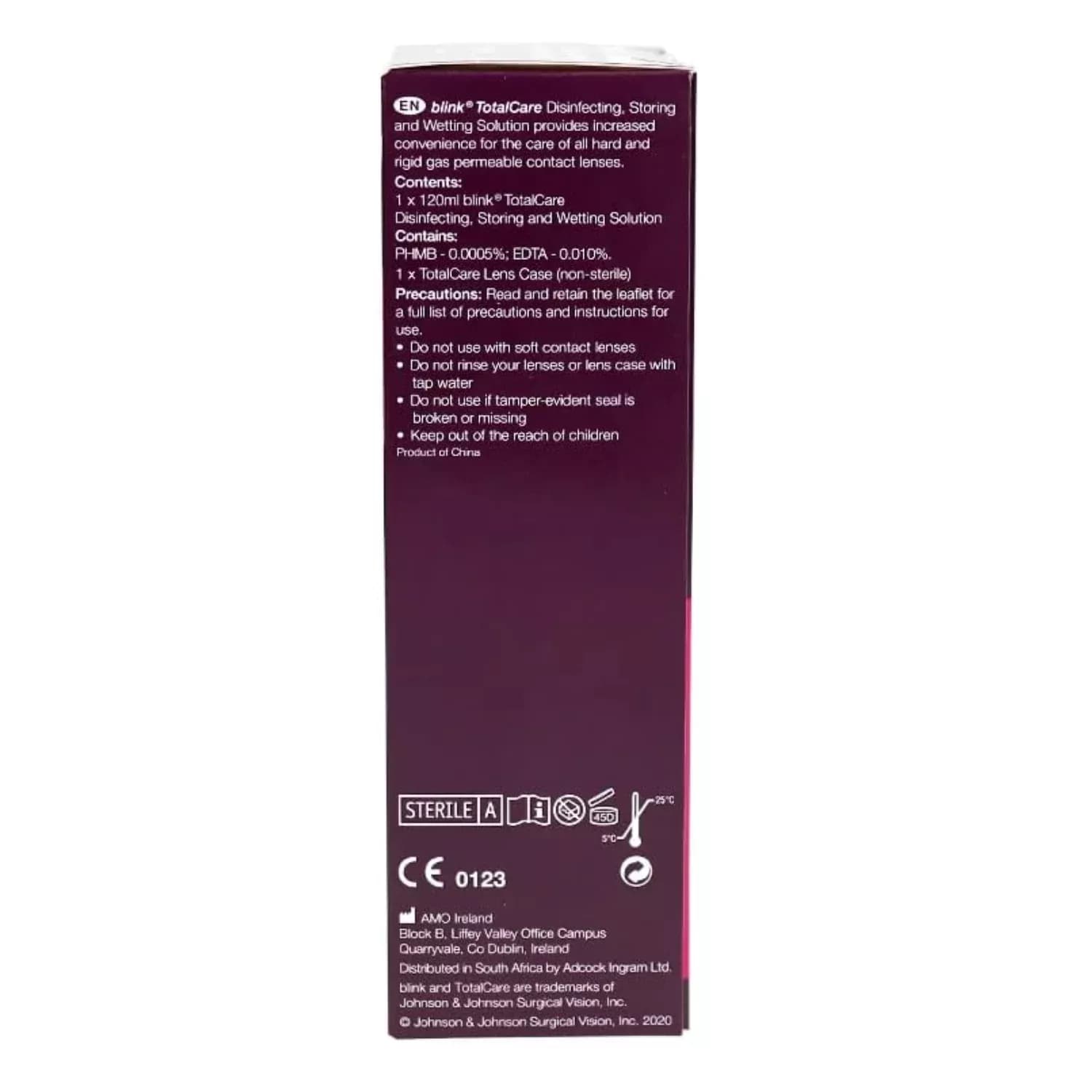 Total Care Disinfecting Wetting Contact Lens Solution - 120ml