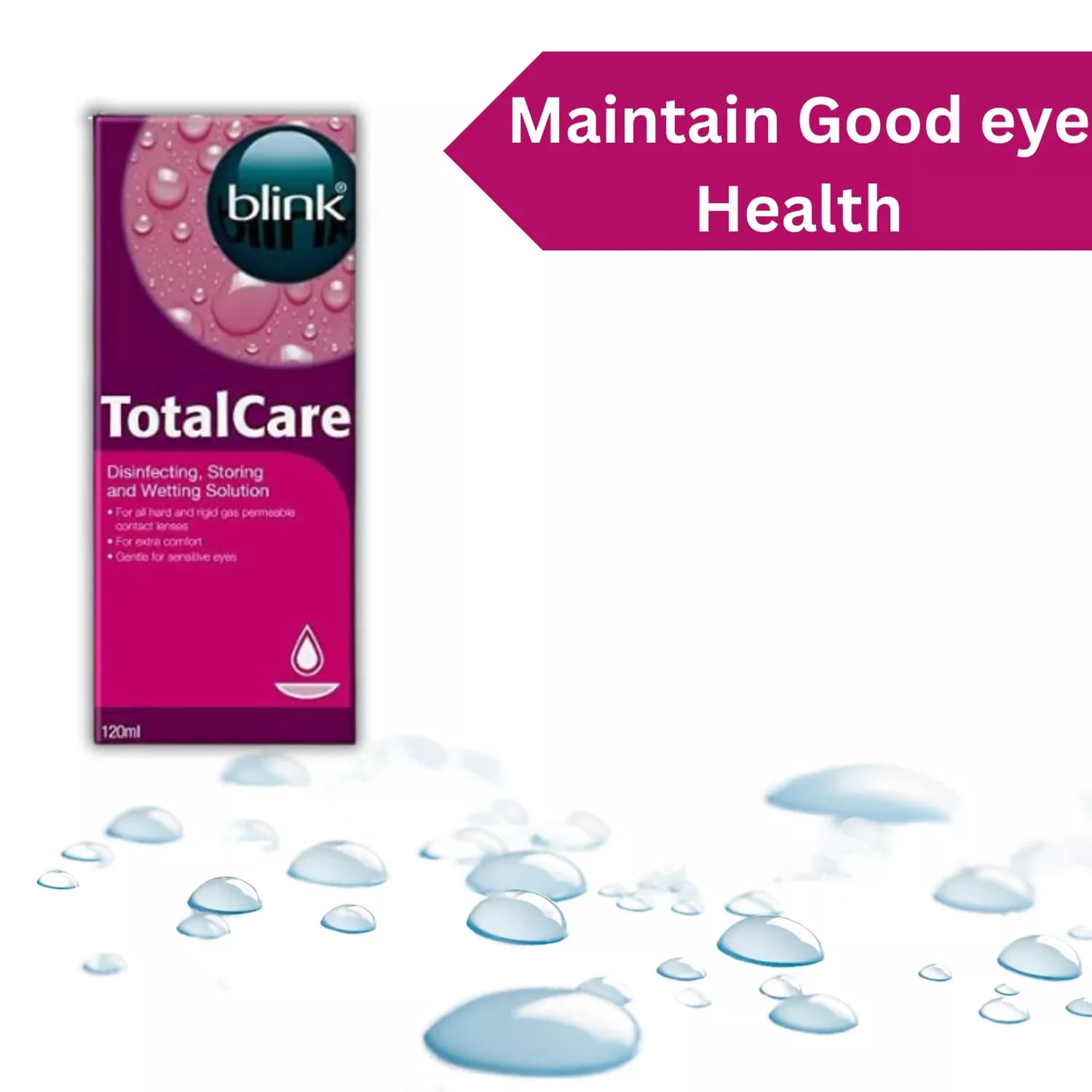 Total Care Disinfecting Wetting Contact Lens Solution - 120ml