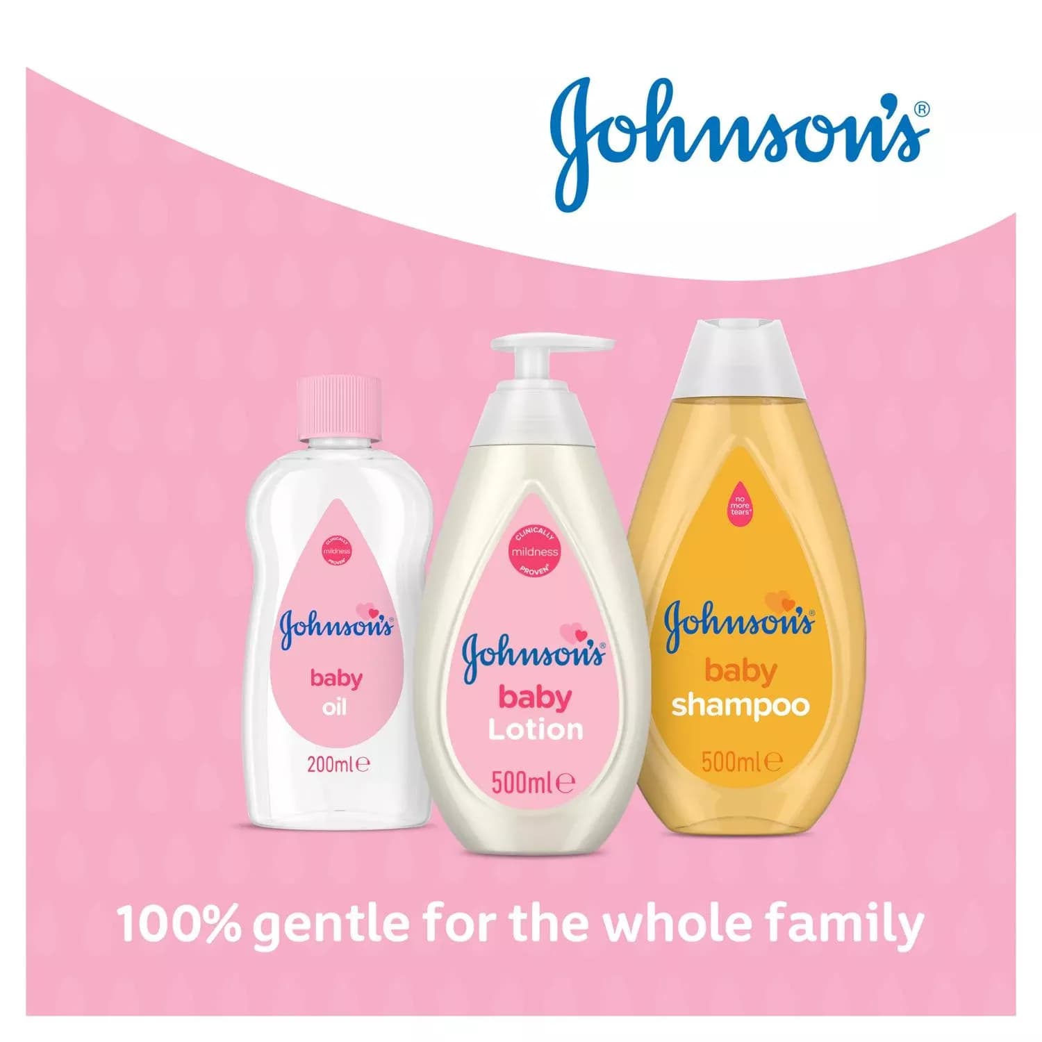 Johnsons Baby Oil 500ml x 6 Pack