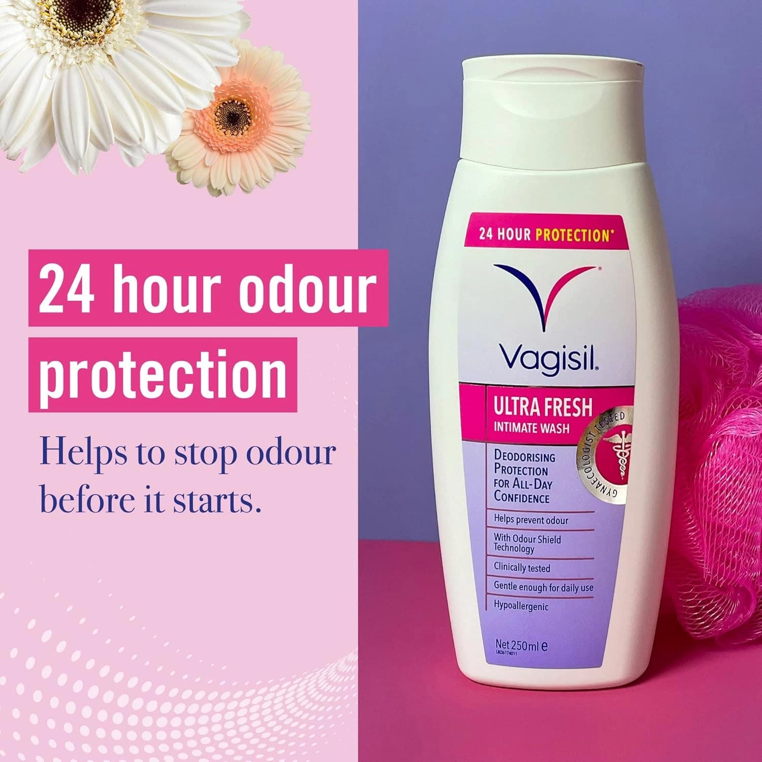 VAGISIL Ultra Fresh Intimate Wash for Daily Feminine Hygiene 250ml