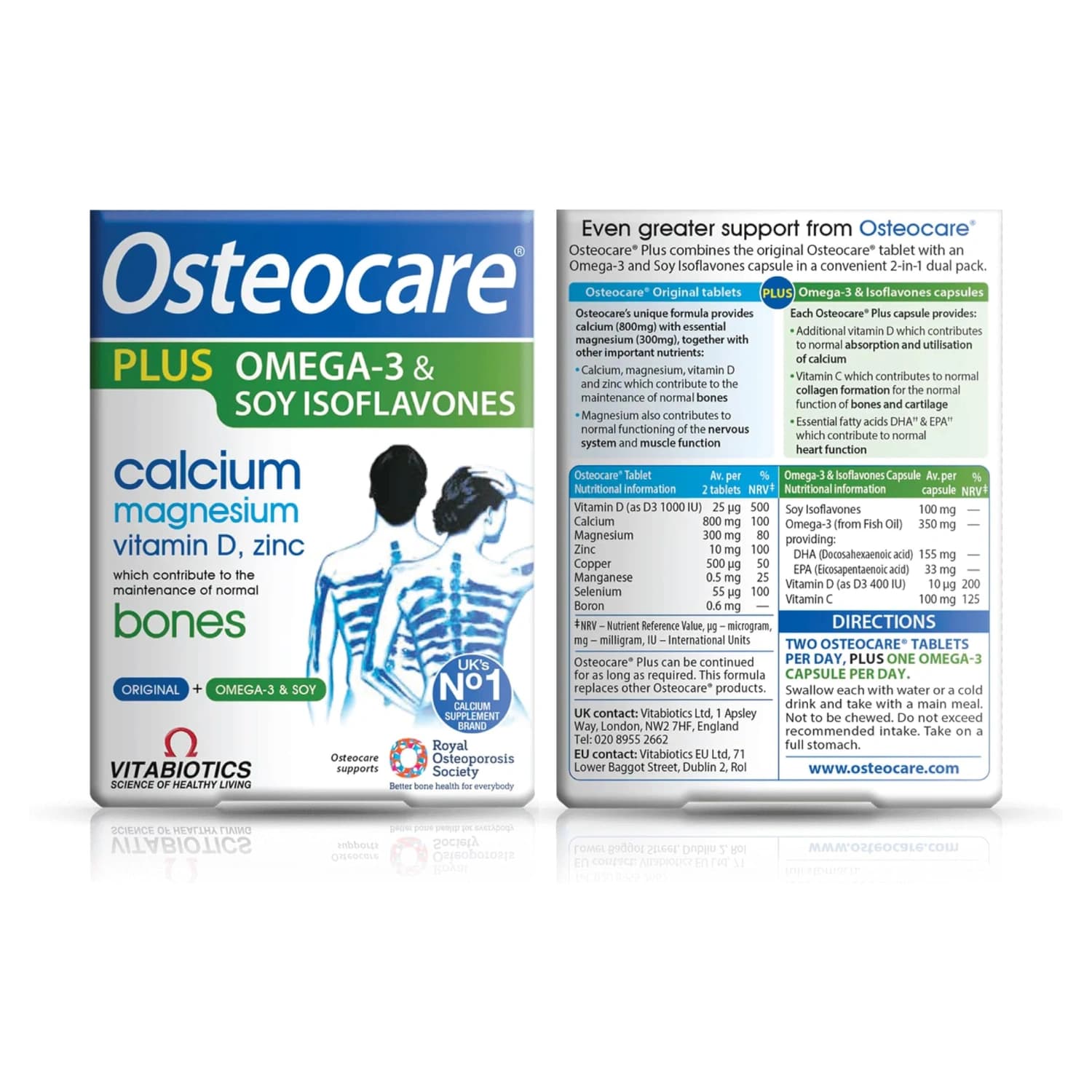 Vitabiotics Osteocare Plus Omega-3 - 84 Tablets
