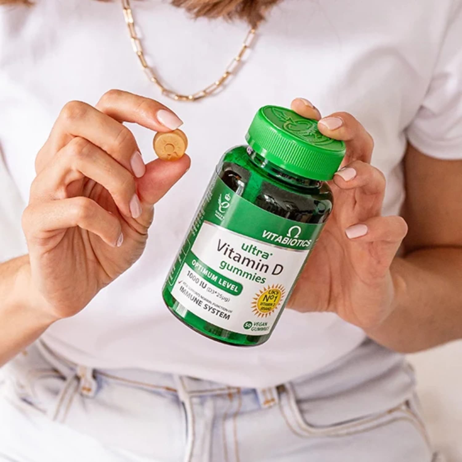 Vitabiotics Ultra Vitamin D 1000IU Vegan 50 Gummies
