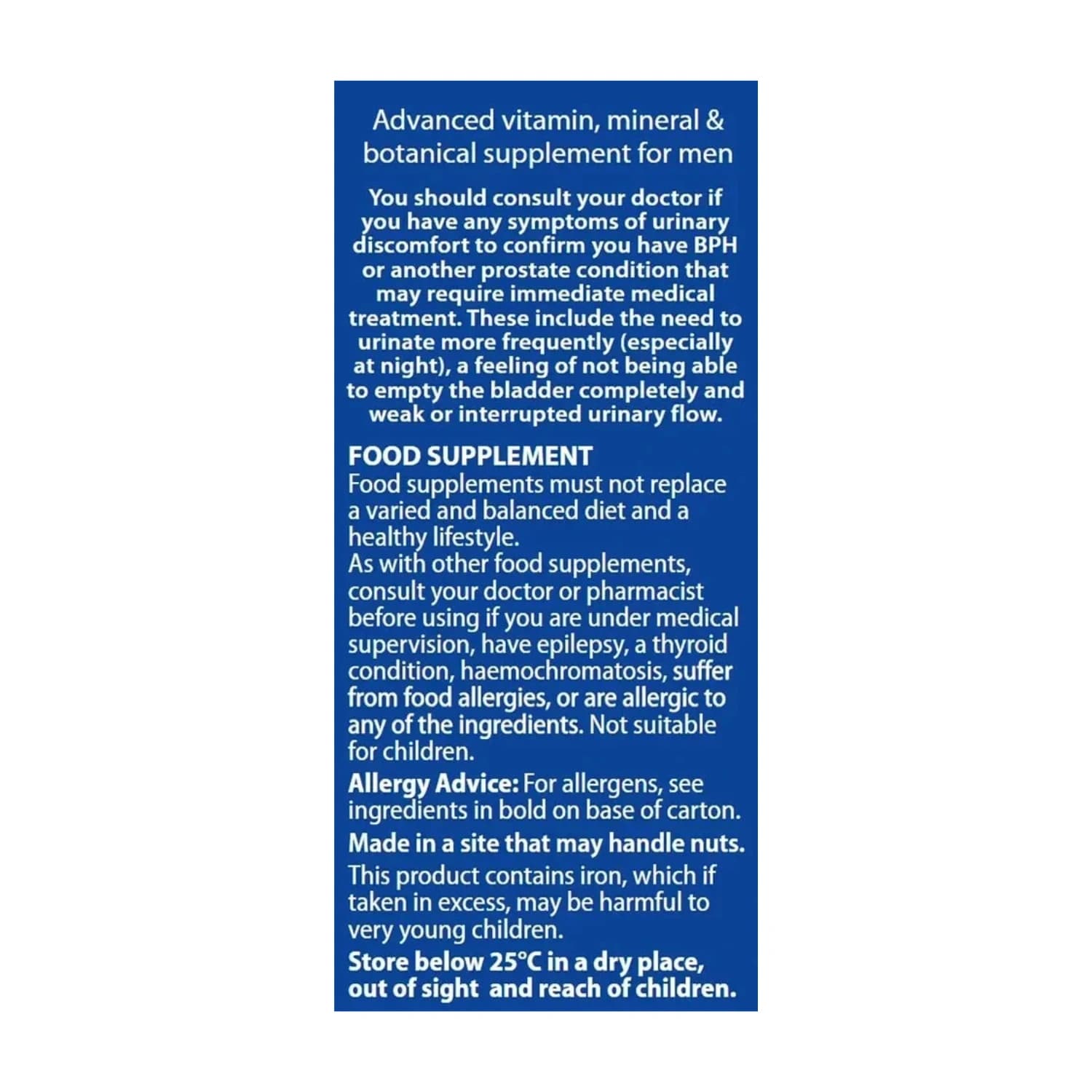 Vitabiotics Wellman Prostate 60 Tablets