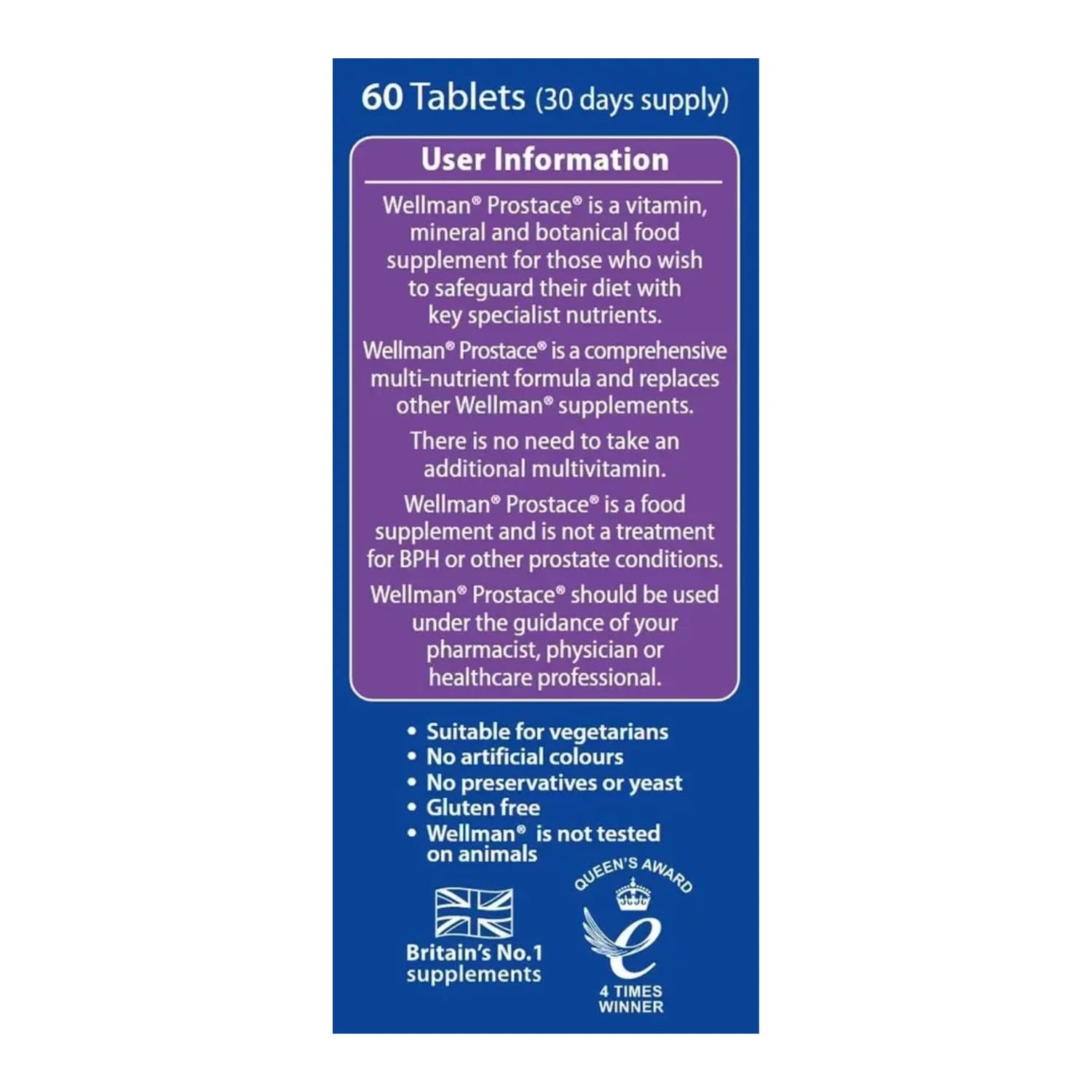 Vitabiotics Wellman Prostate 60 Tablets