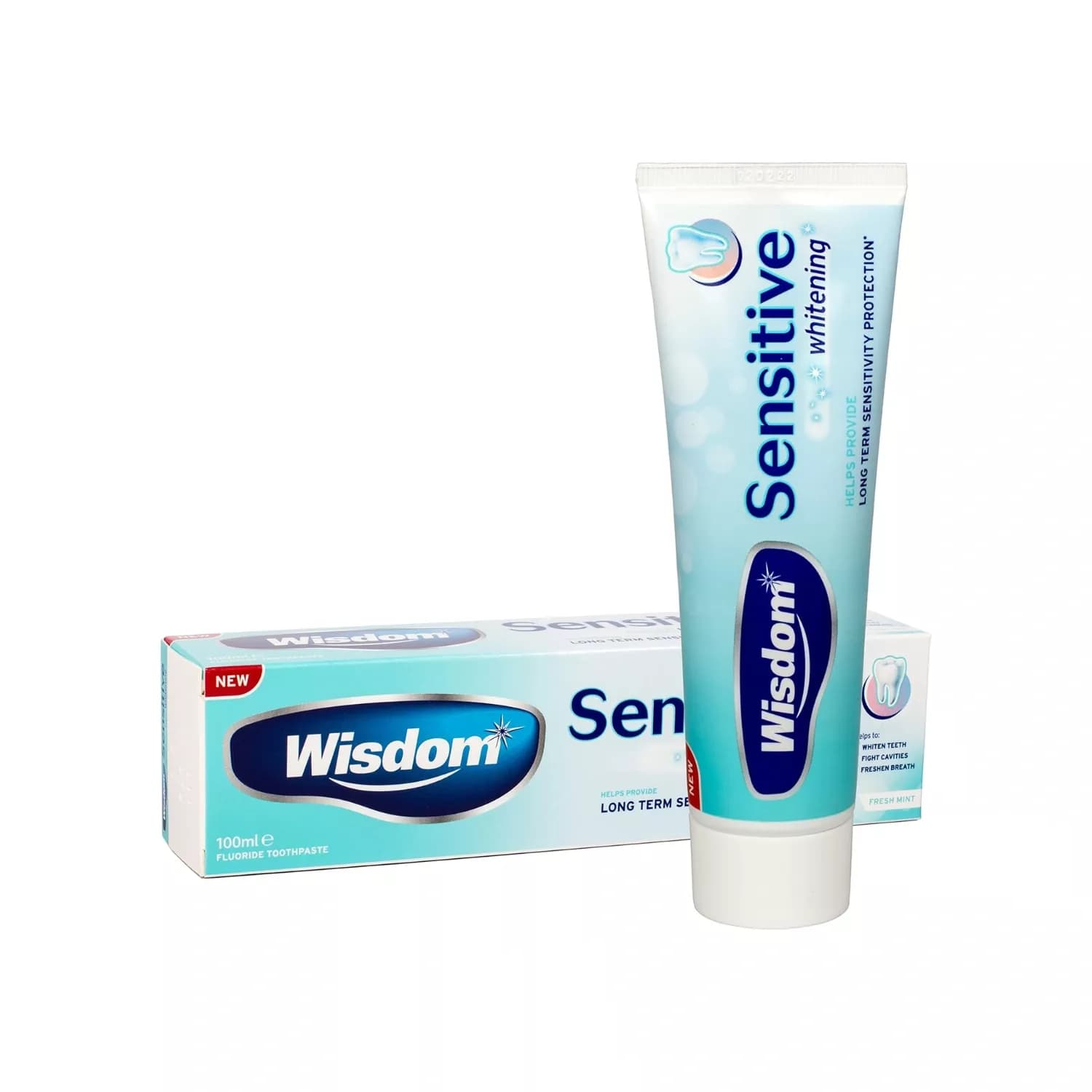 Wisdom Sensitive Whitening Fresh Mint Fluoride Toothpaste 100ml
