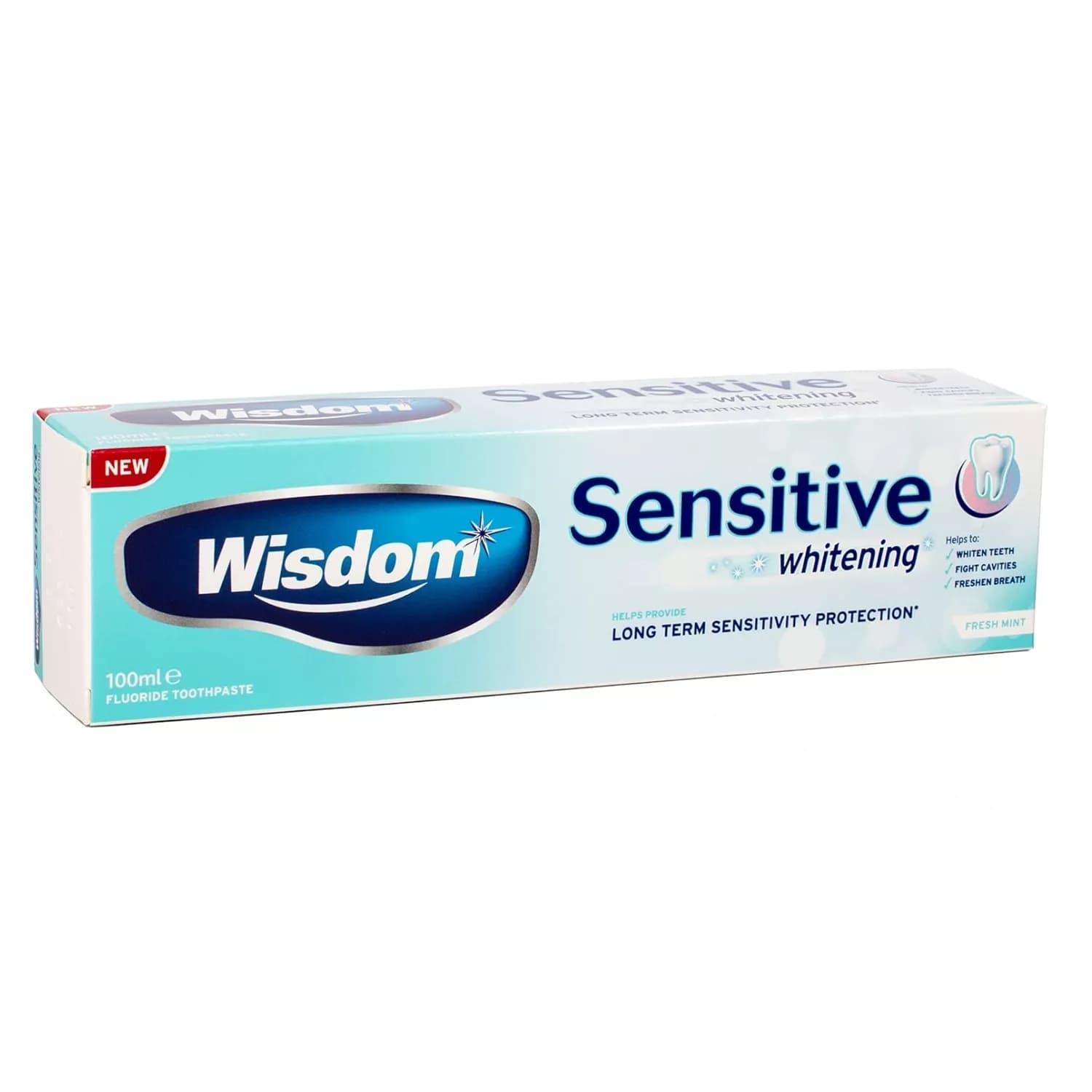 Wisdom Sensitive Whitening Fresh Mint Fluoride Toothpaste 100ml