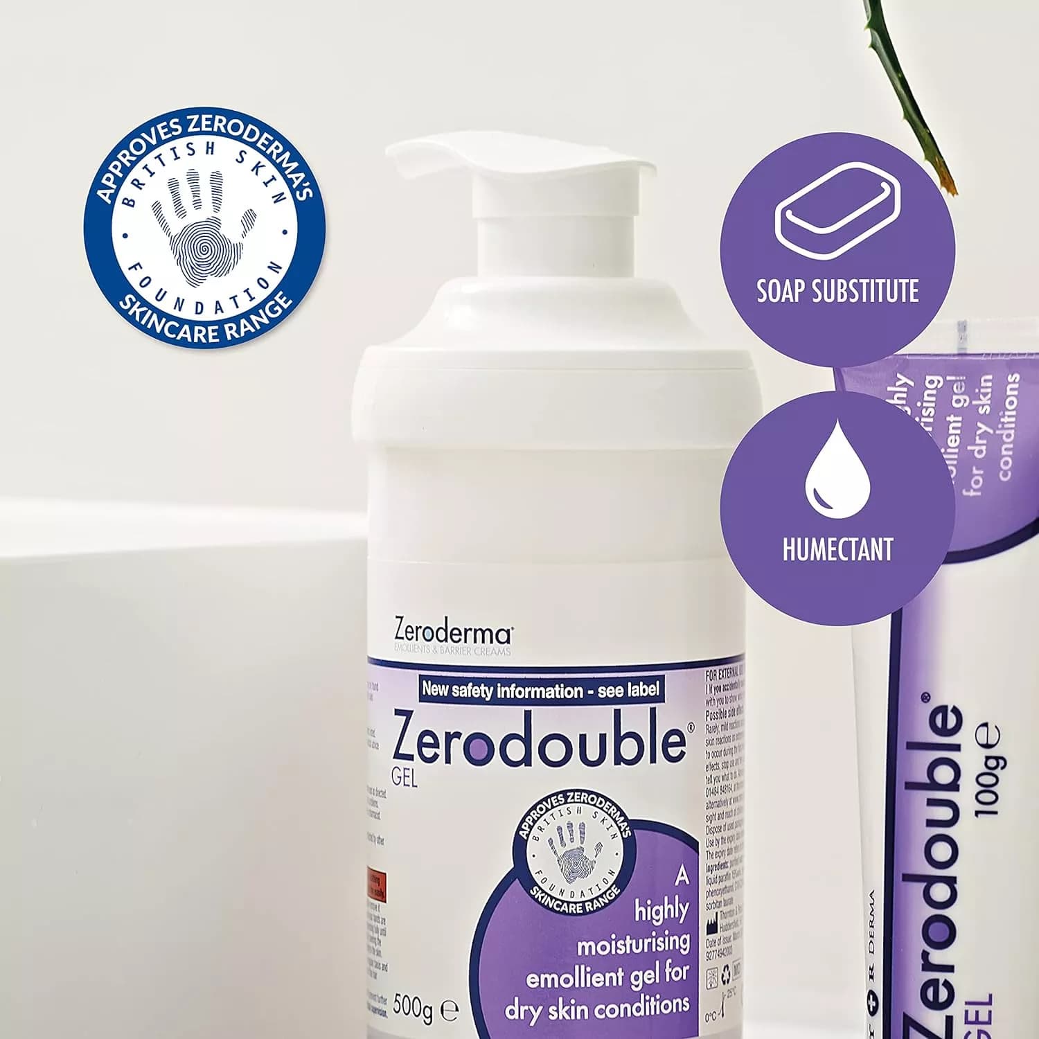 Zeroderma Zerodouble Moisturising Gel 500g