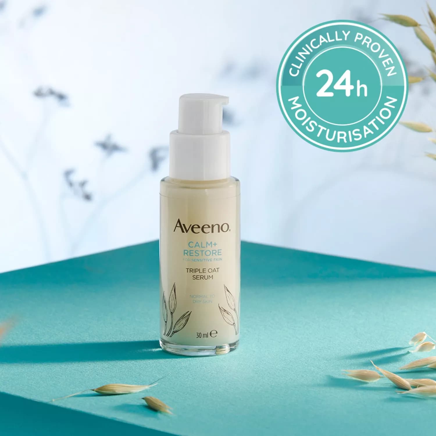 Aveeno Face CALM+RESTORE Triple Oat Serum For Sensitive Skin 30ml