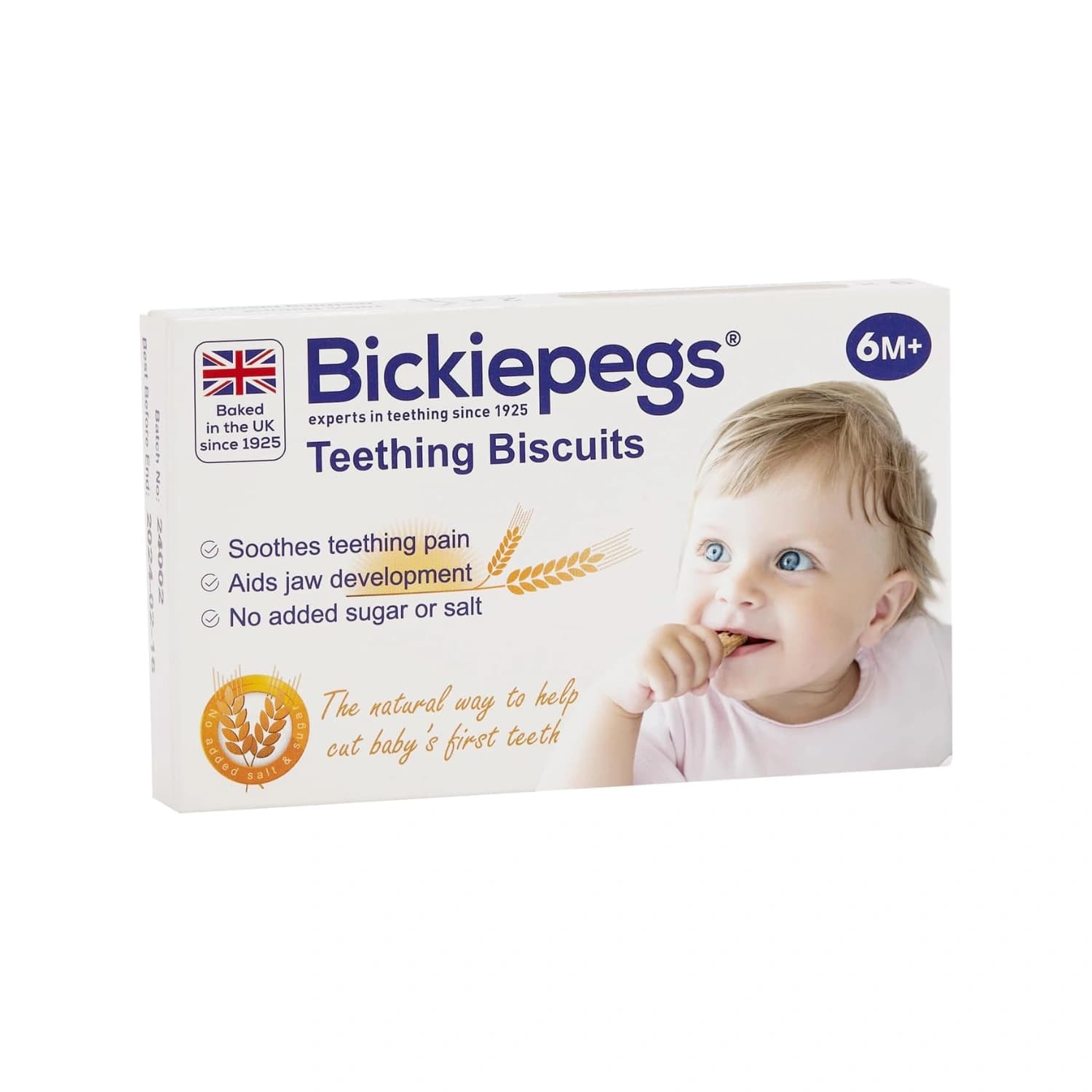 Bickiepegs Teething Biscuits For Babies 38g - Pack of 2