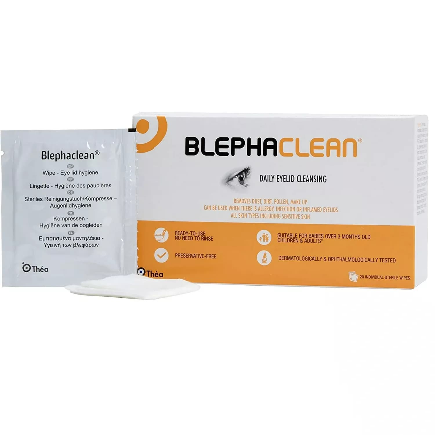 Blephaclean Sterile Eyelid Cleansing Wipes
