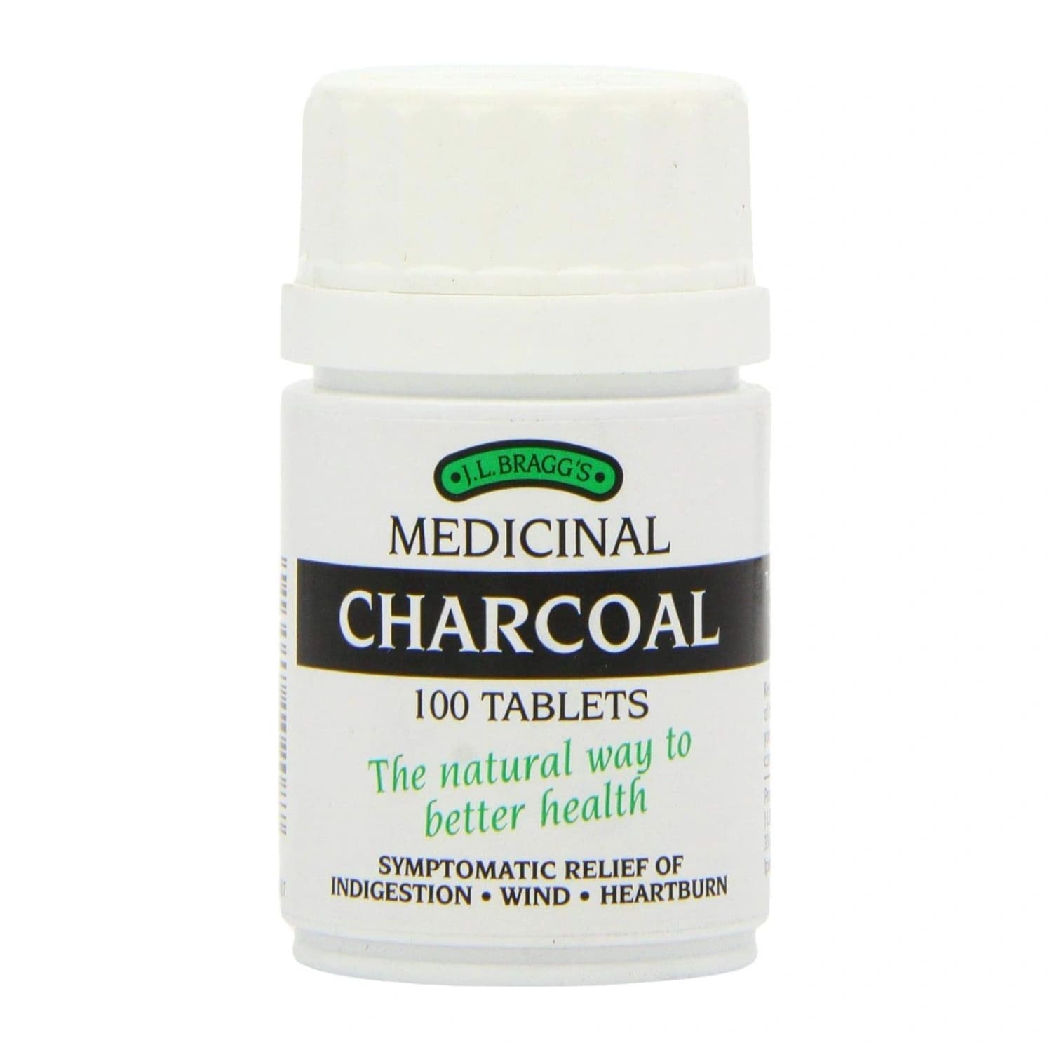 Bragg's Medicinal Charcoal 100 Tablets