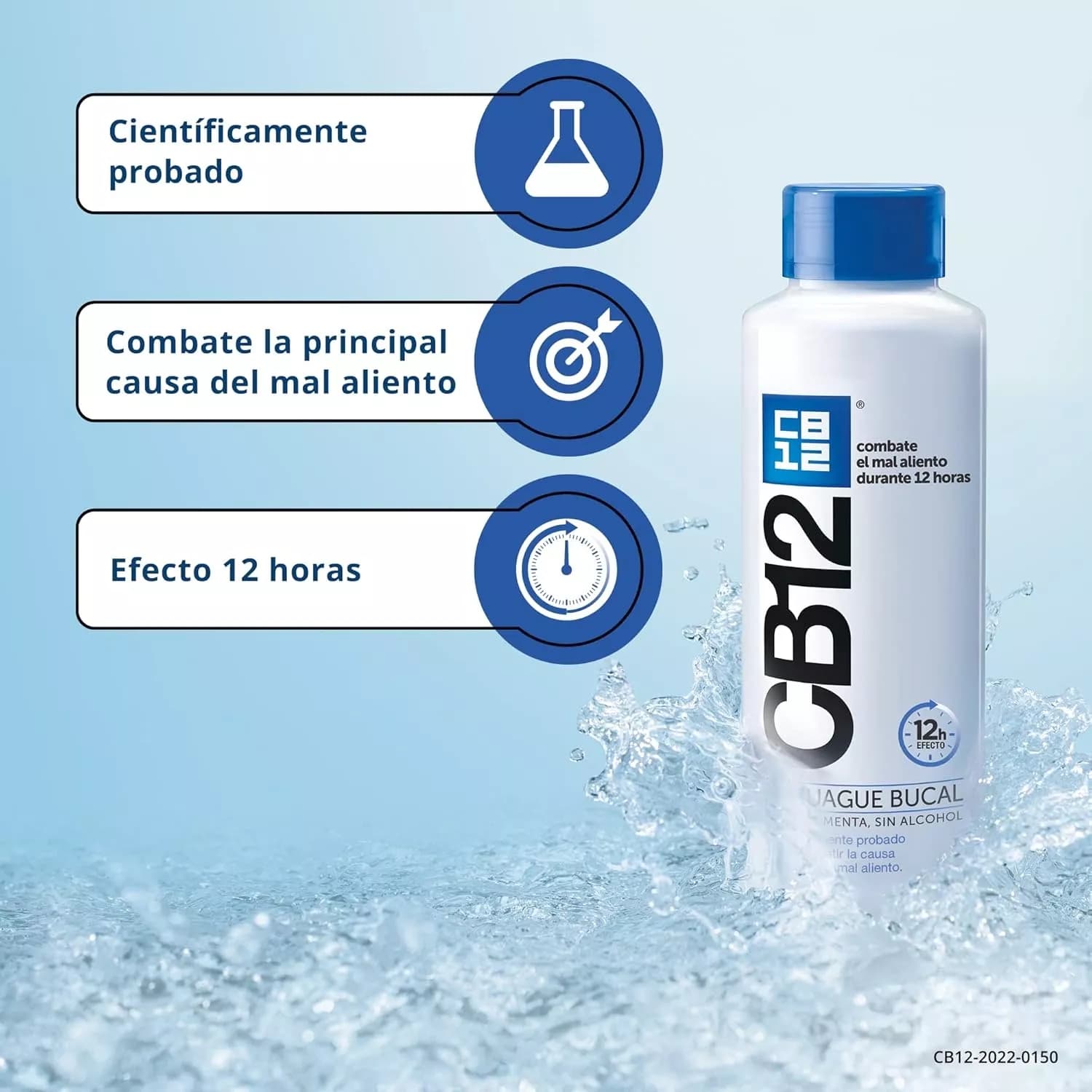 CB12 Mint-Menthol Mouthwash 250ml