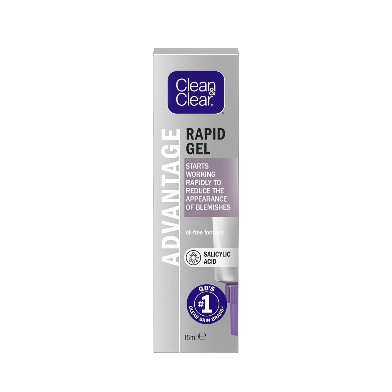 Clean & Clear Advantage Rapid Gel 15ml - Pack of 6
