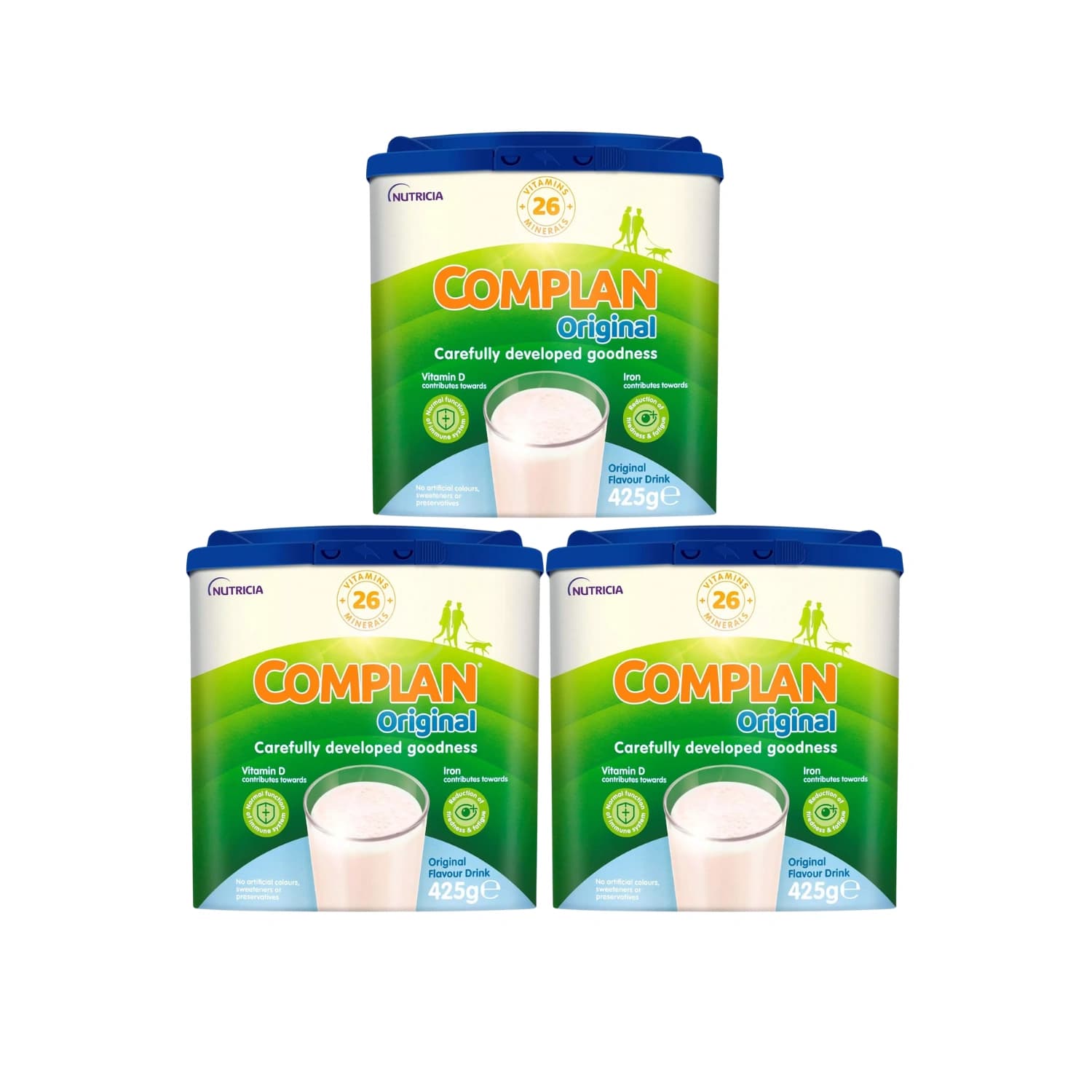 3x Complan Original Nutritional Drink 425g