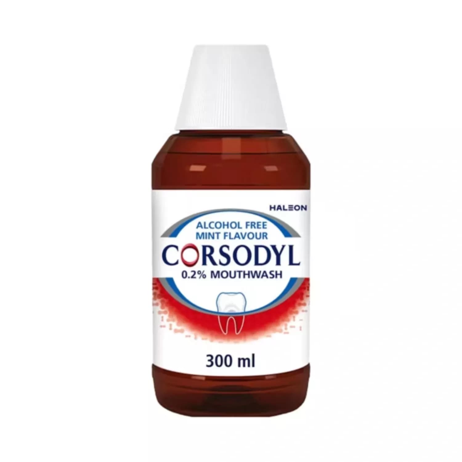 Corsodyl Antibacterial Mouthwash Alcohol Free 300ml
