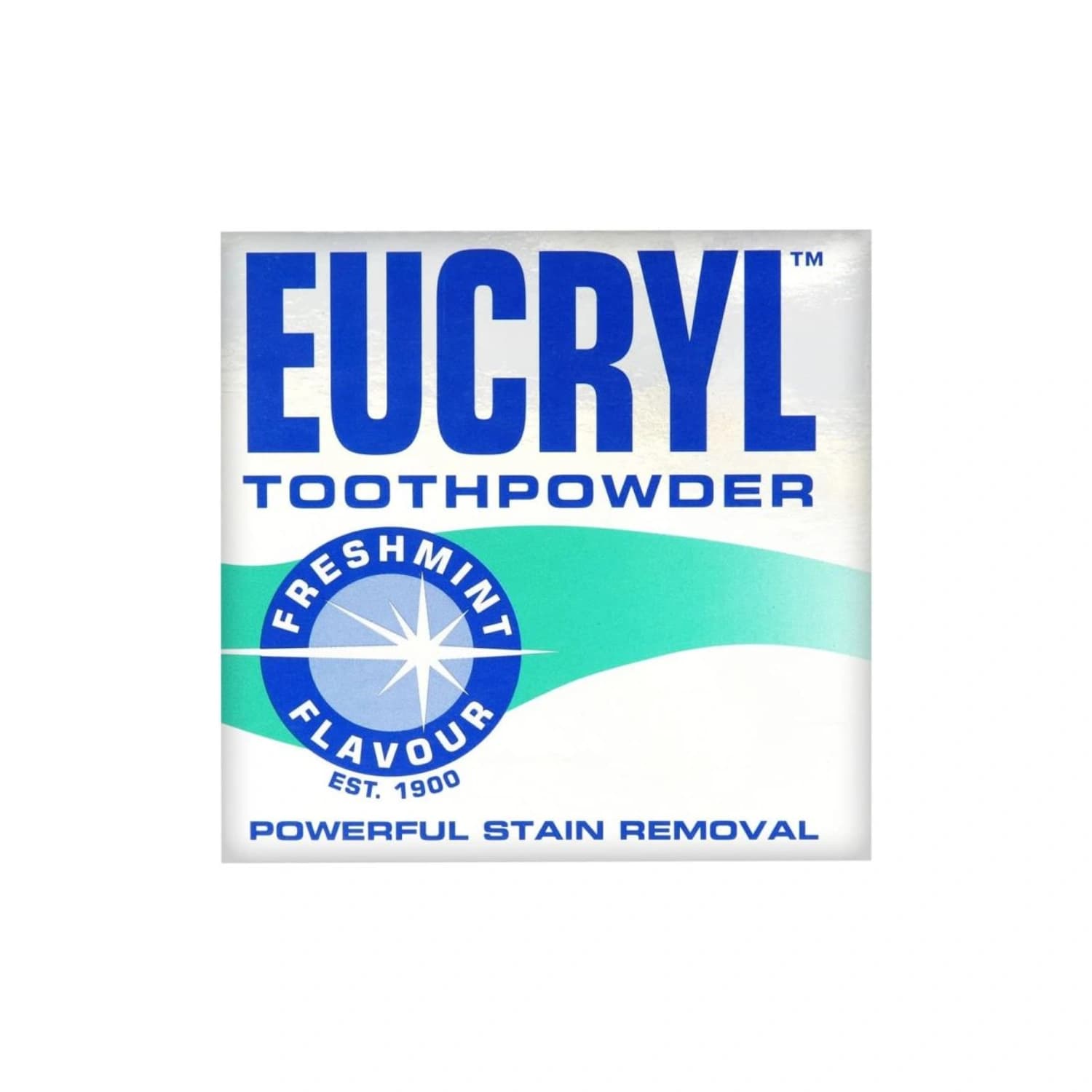 Eucryl Tooth Powder Freshmint Flavour Powerful Stain Removal 50g