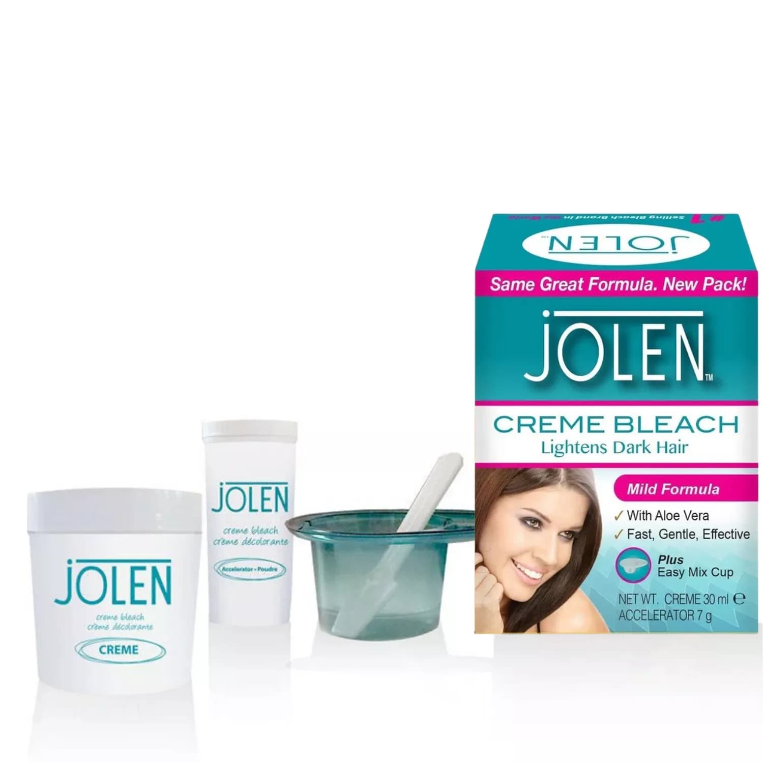 Jolen Mild Bleach Cream 30ml - Pack of 3