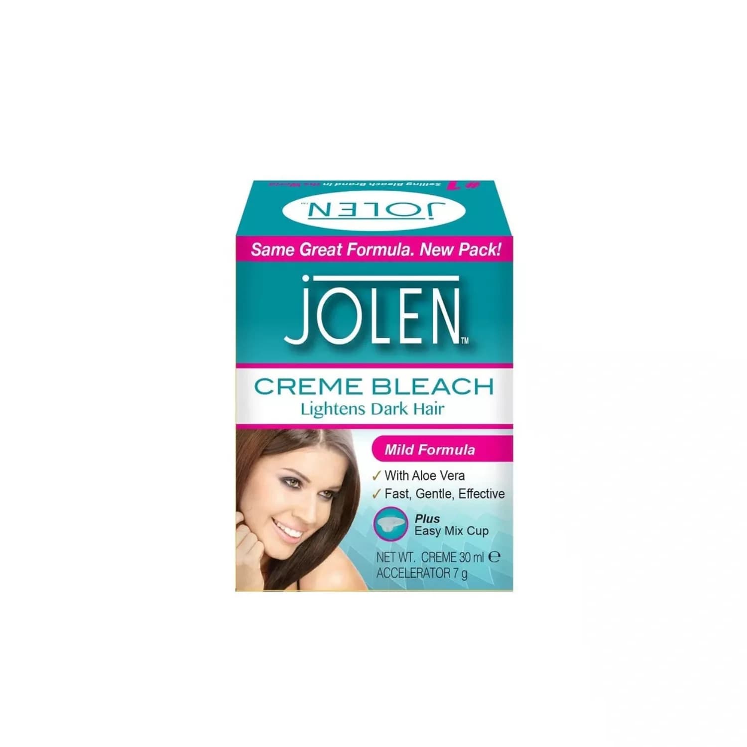 Jolen Mild Bleach Cream 30ml - Pack of 3